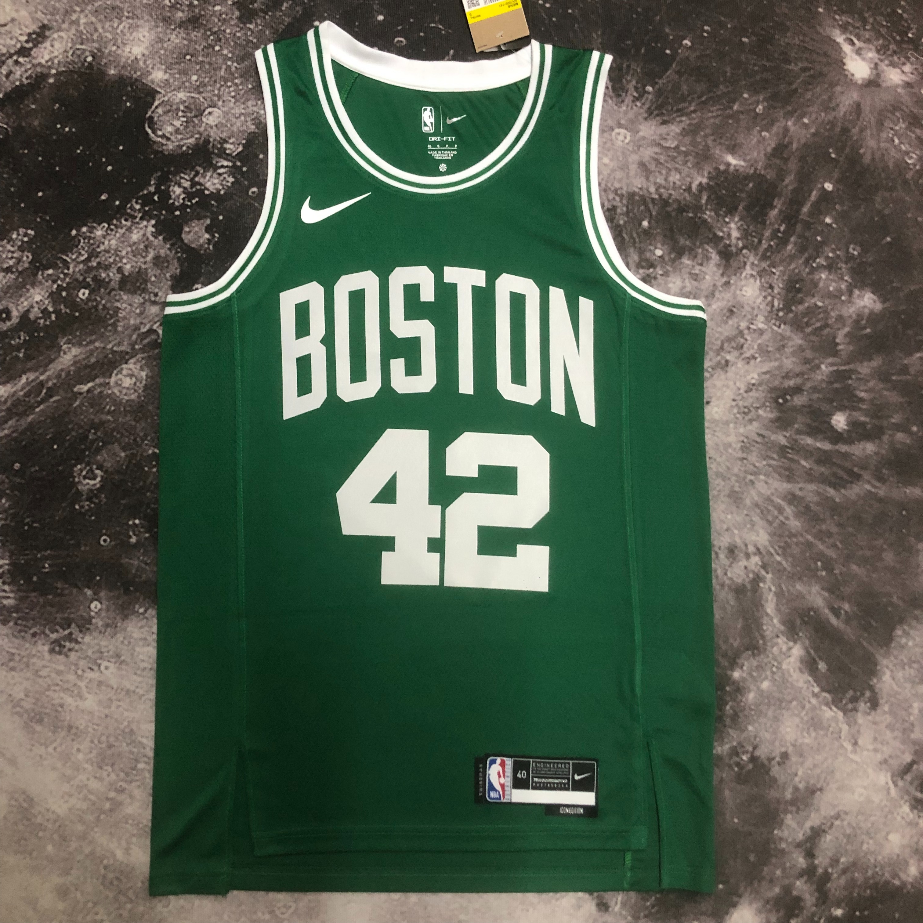 NBA Men Season 2023 Boston Celtics Green #42 HORFORD Jersey High Quality Name and Number Print - leoleo123123