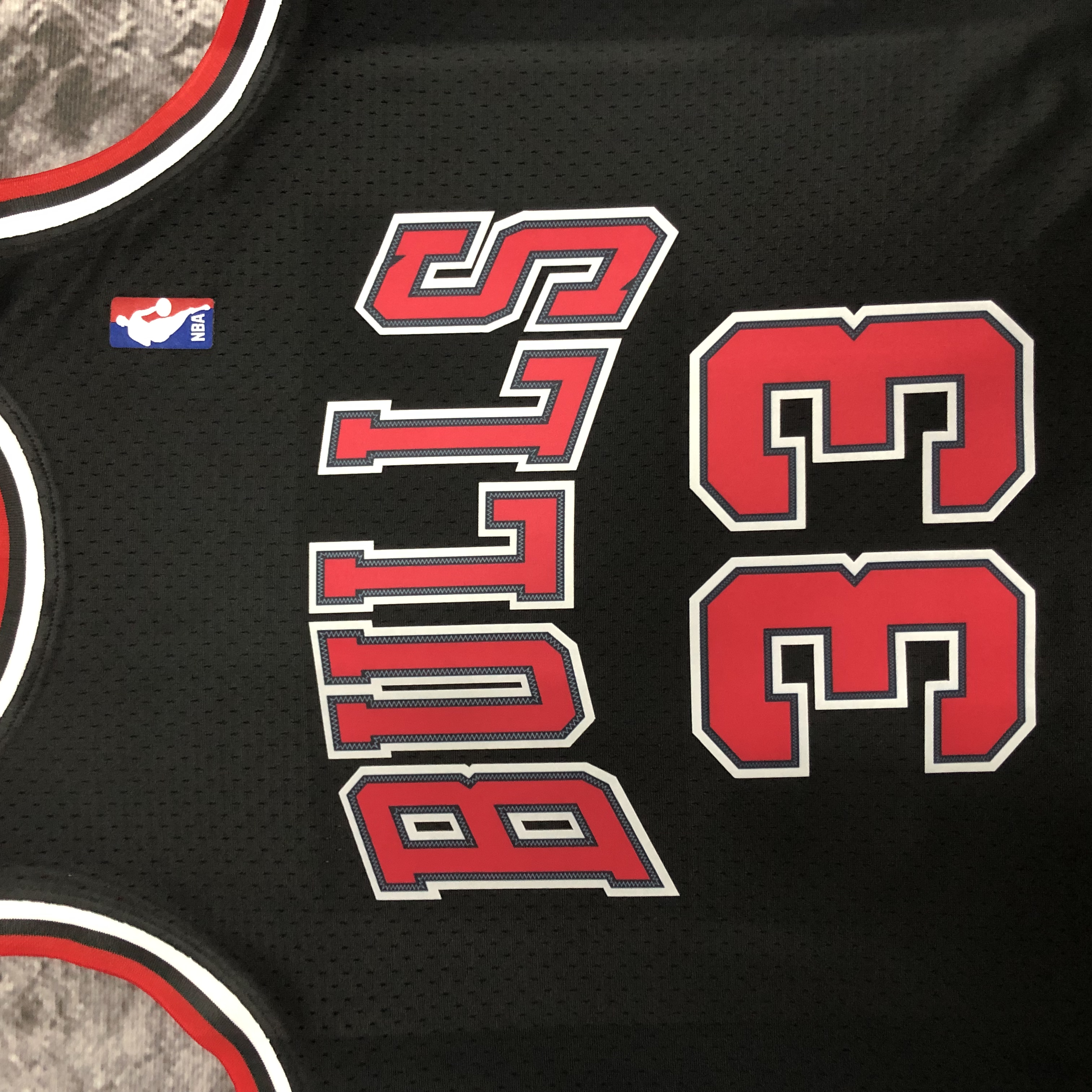 NBA Men Season 1998 Retro Chicago Bulls Black #33 PIPPEN Jersey High Quality Name and Number Print - leoleo123123
