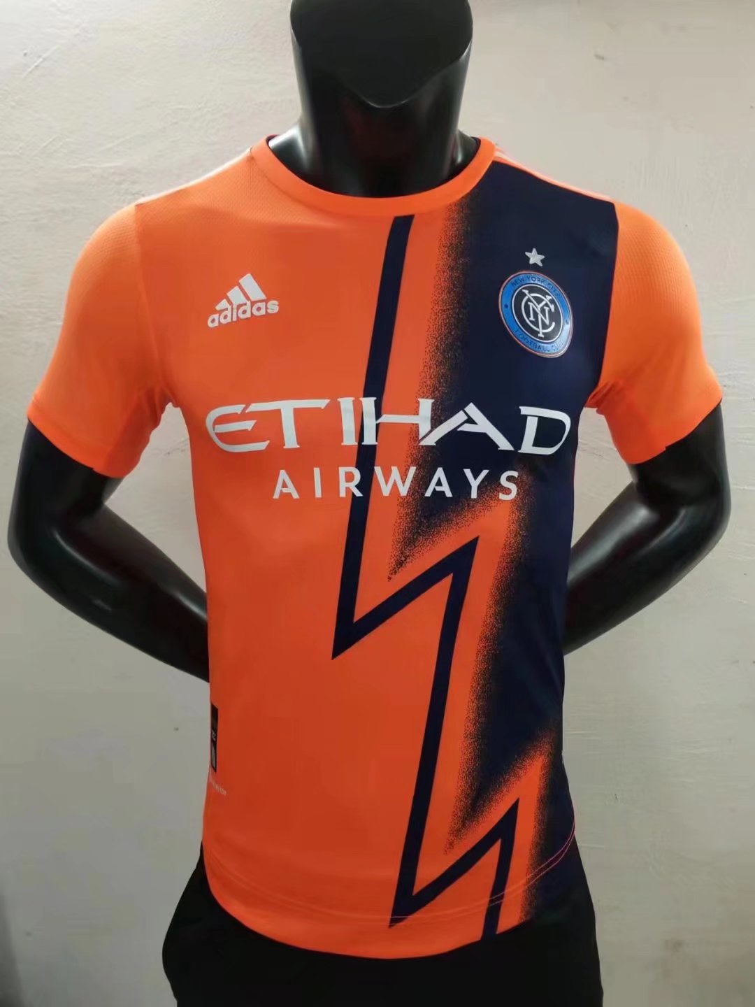 22/23 New York City FC Orange Jersey Player Version 1:1 Quality - leoleo123123