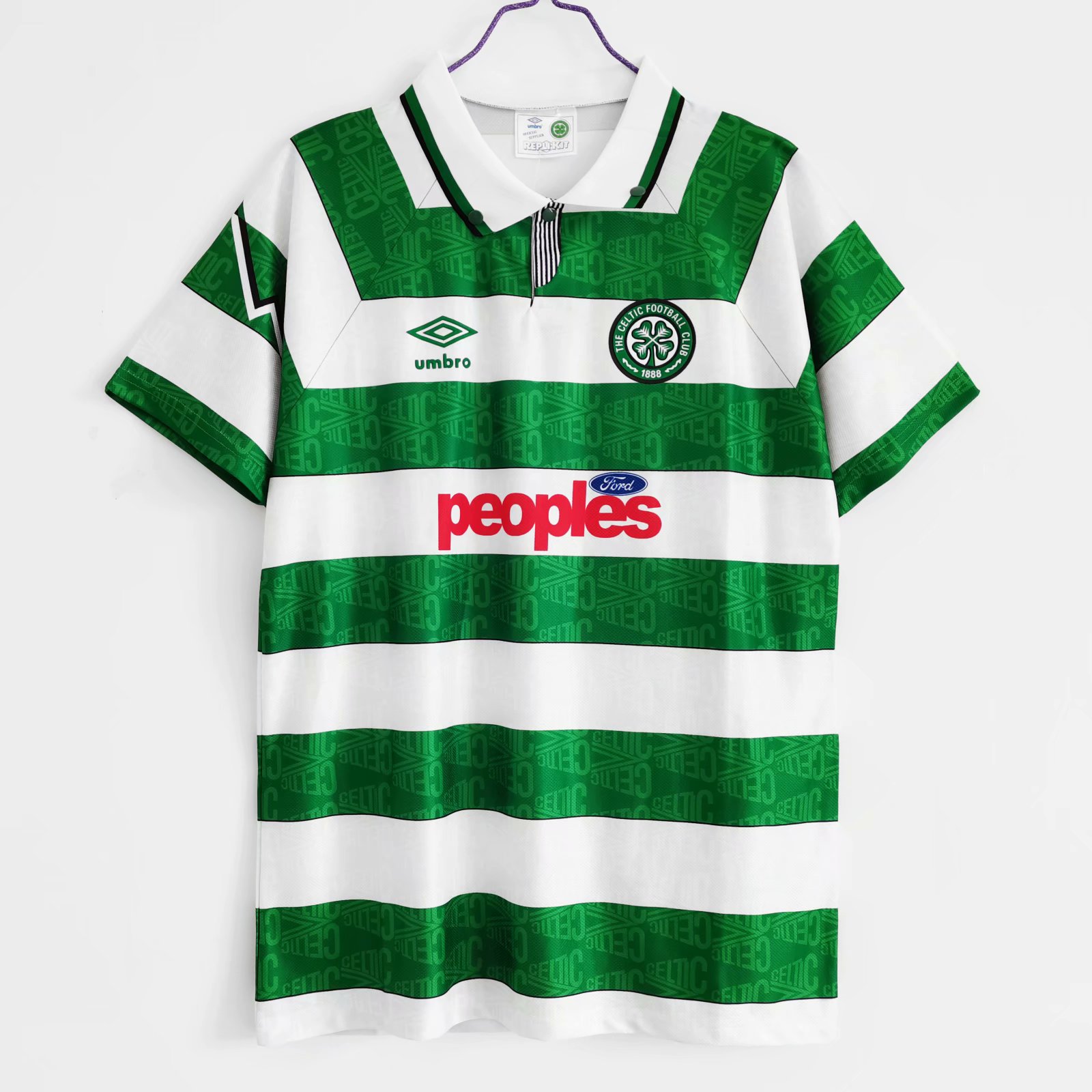 91-92 Celts Home Retro Jersey - leoleo123123