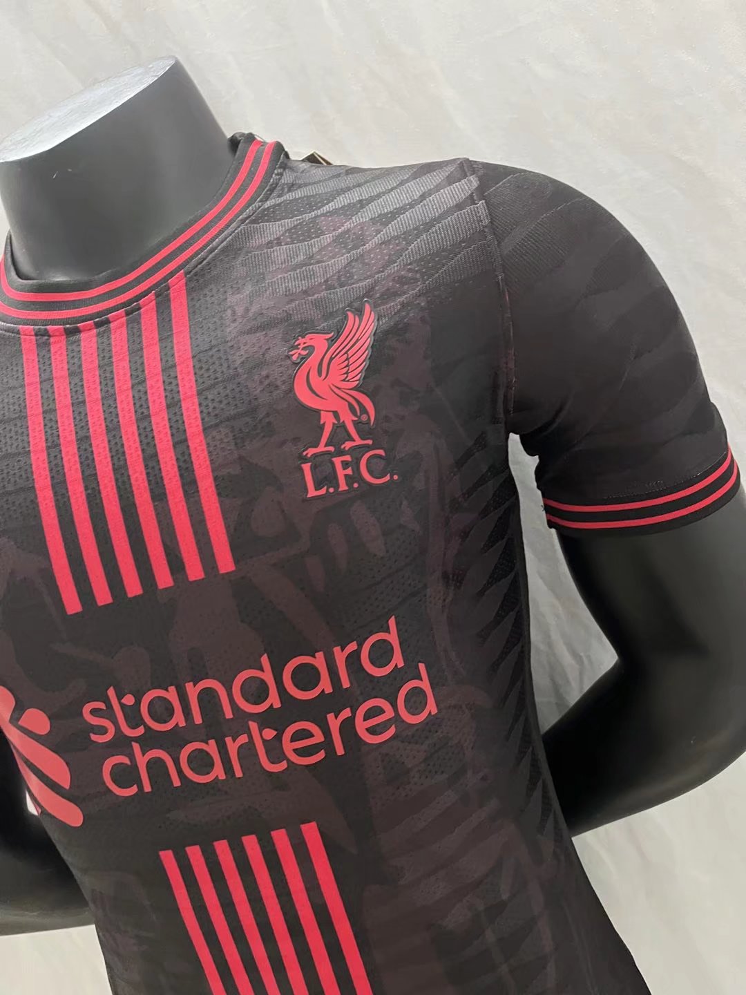 22/23 Liverpool Training Jersey Black Player Version 1:1 Quality chaosheng - leoleo123123