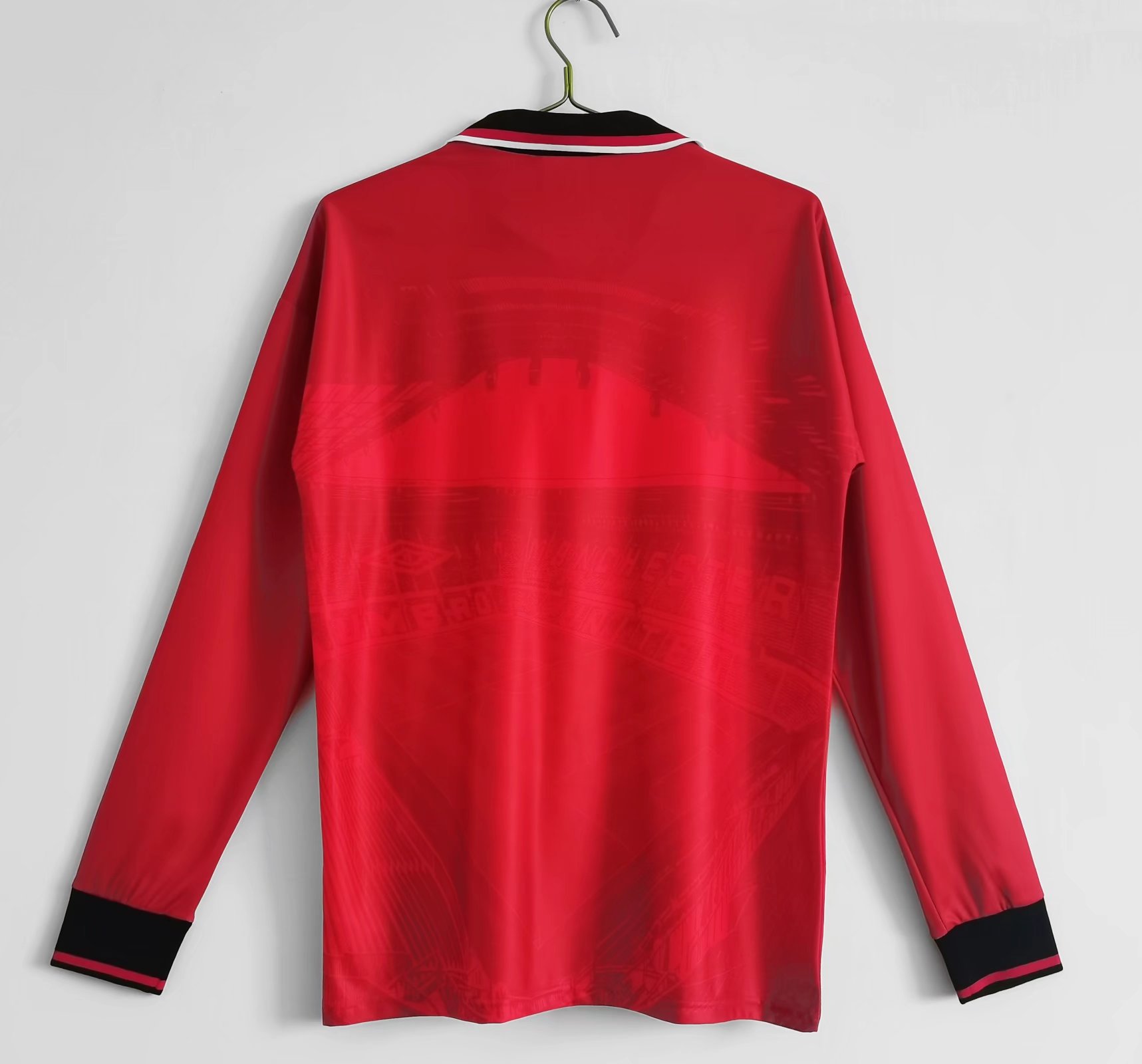 94/96 Man United Home Long Sleeve Retro Jersey - leoleo123123