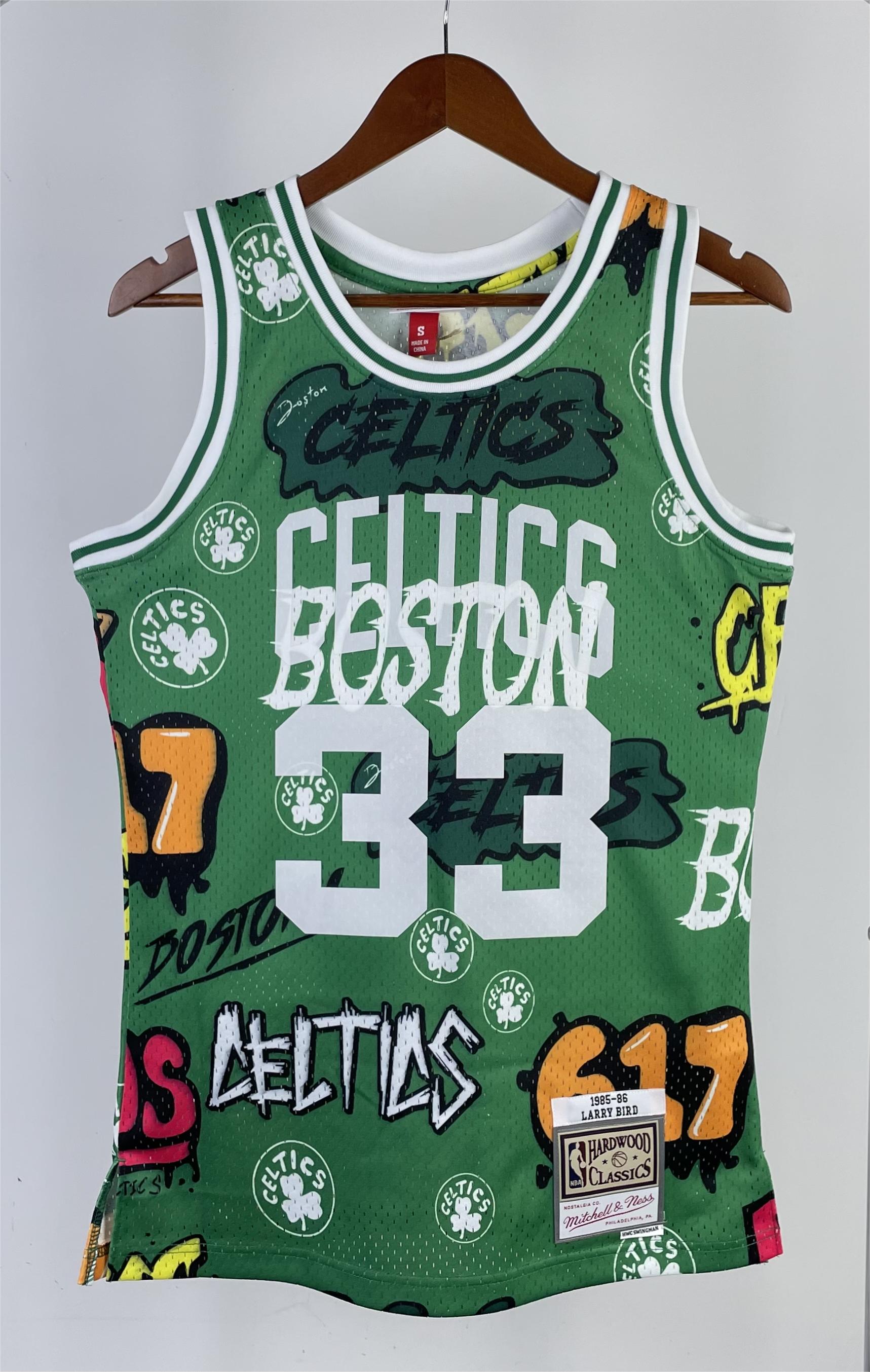 NBA Men Season 07-08 Boston Celtics Green #33 BIRD Swingman Jersey - leoleo123123