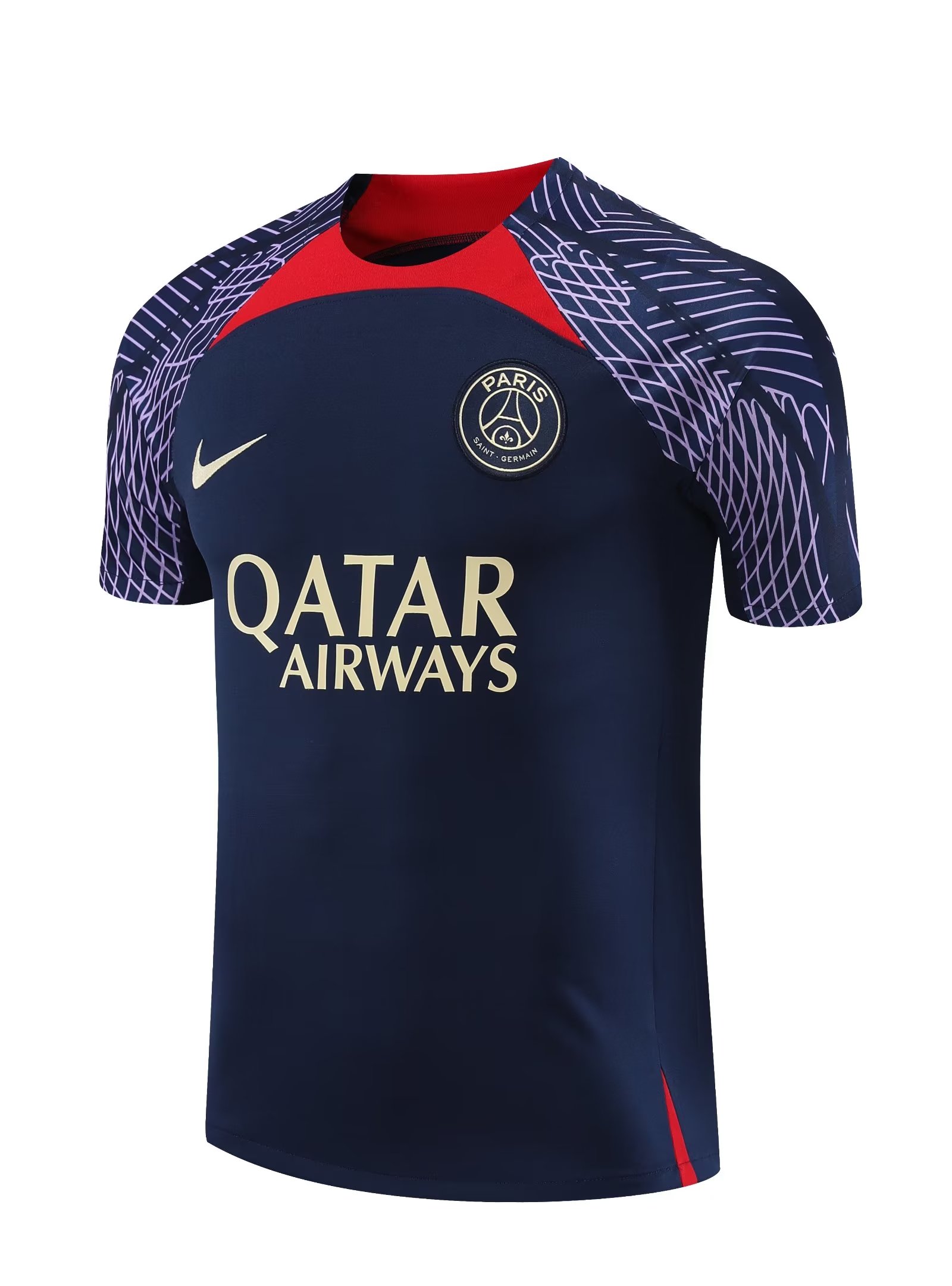 23/24 PSG Training Jersey Dark Blue Color Fans Version - leoleo123123