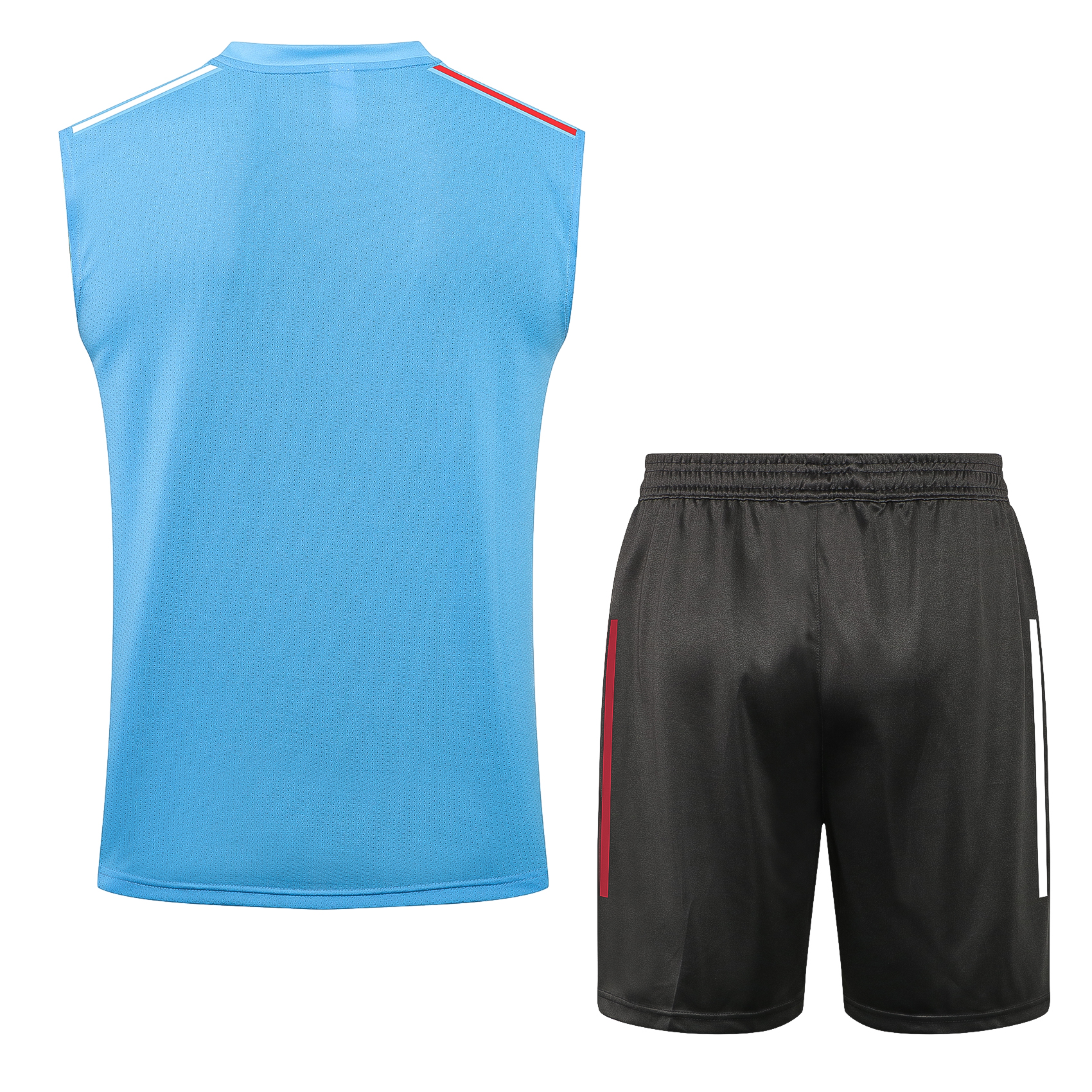 21/22 Real Madrid Blue Vest Training Set--Vest and Short Pant Training Tracksuit - leoleo123123