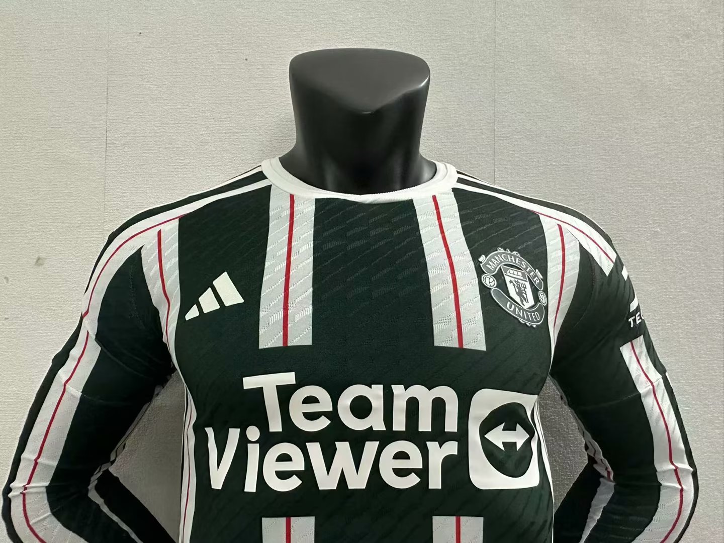 23/24 Man United Away Jersey Long Sleeve Player Version 1:1 Quality - leoleo123123