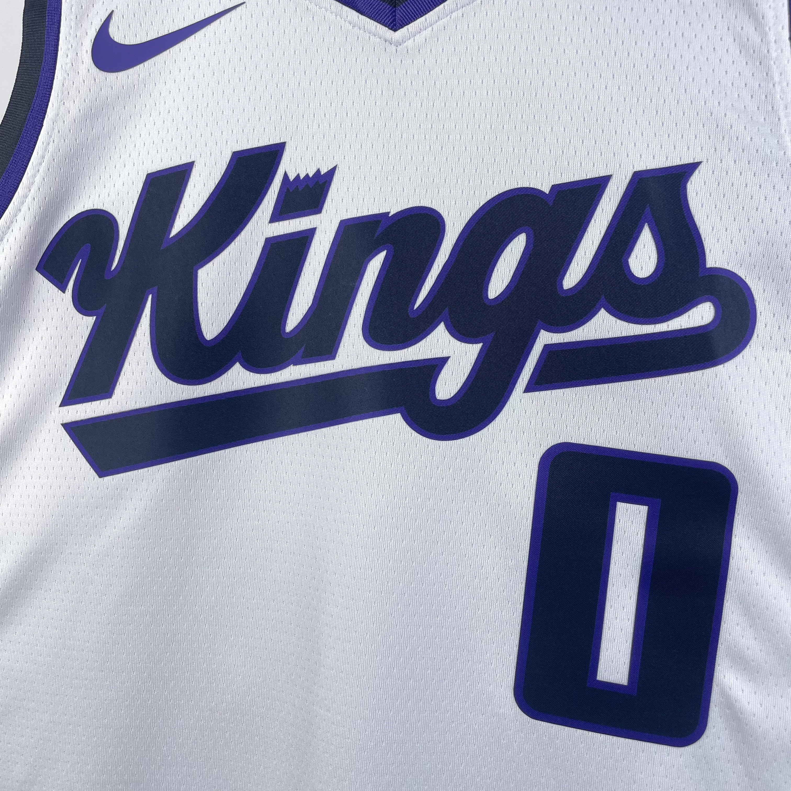 NBA Men 2024 Sacramento Kings White #0 MONK Jersey High Quality Name and Number Print - leoleo123123