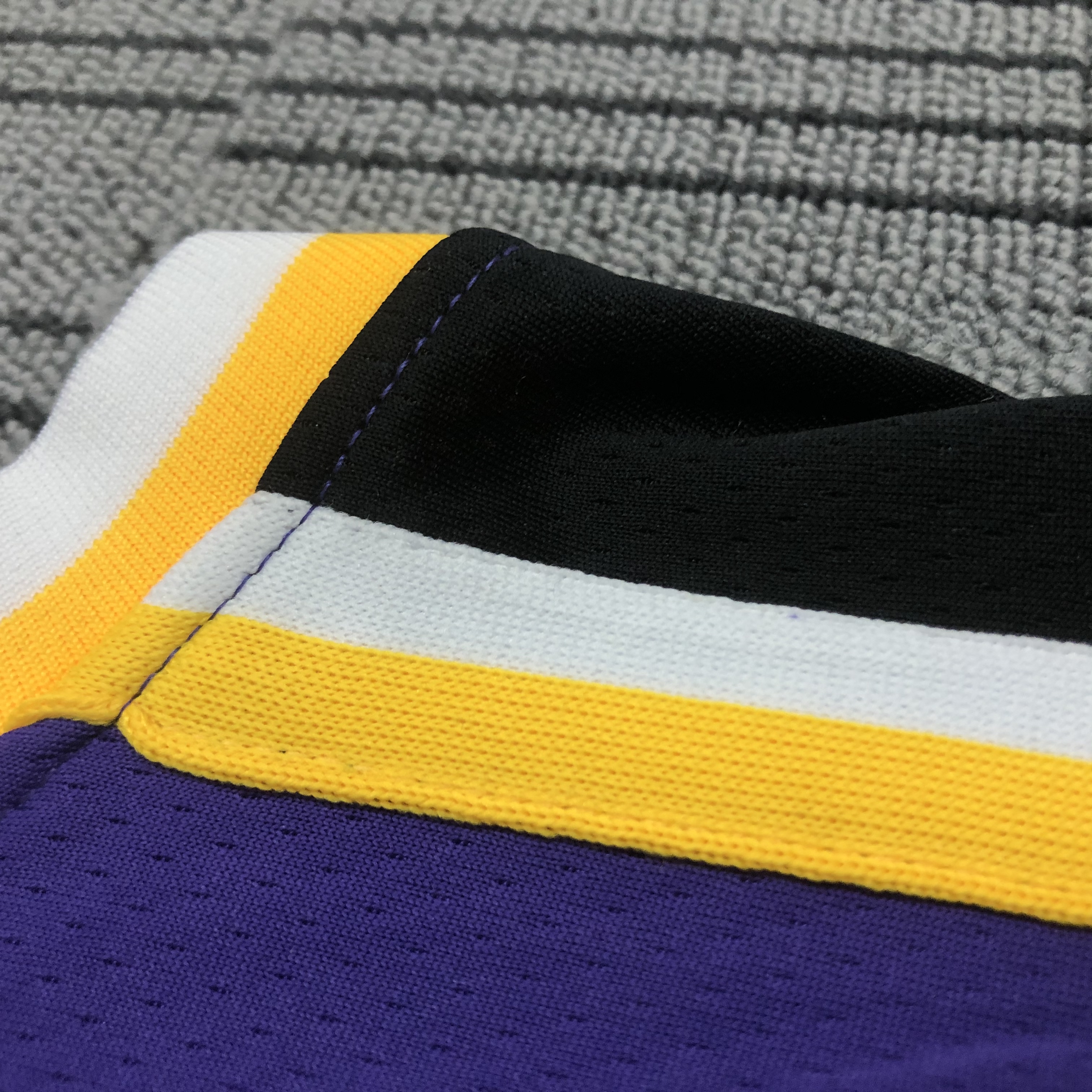 NBA Men Los Angeles Lakers Retro Purple #7 ANTHONY Round Neck Jersey High Quality Name and Number Print - leoleo123123