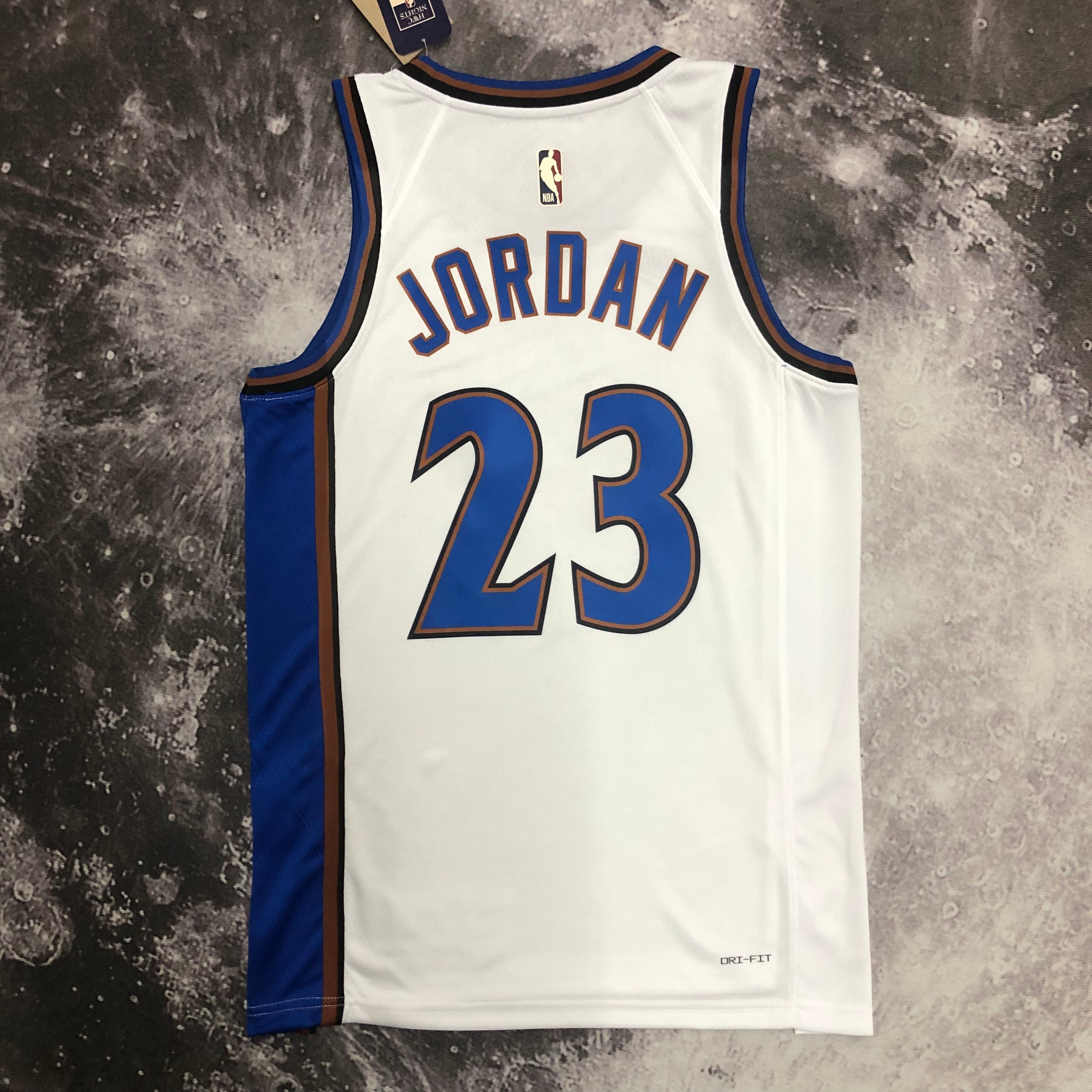 NBA Men Season 2023 Washington Wizards White Retro #23 JORDAN Jersey High Quality Name and Number Print - leoleo123123