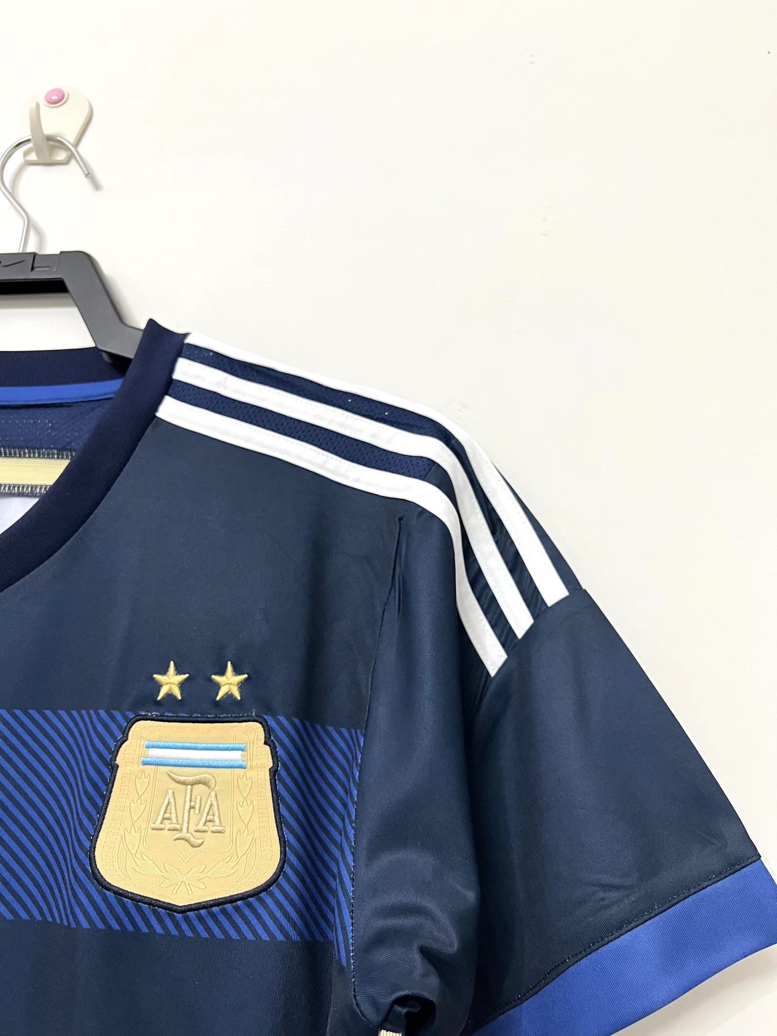 2014 Argentina Away Retro Jersey Fans Version - leoleo123123