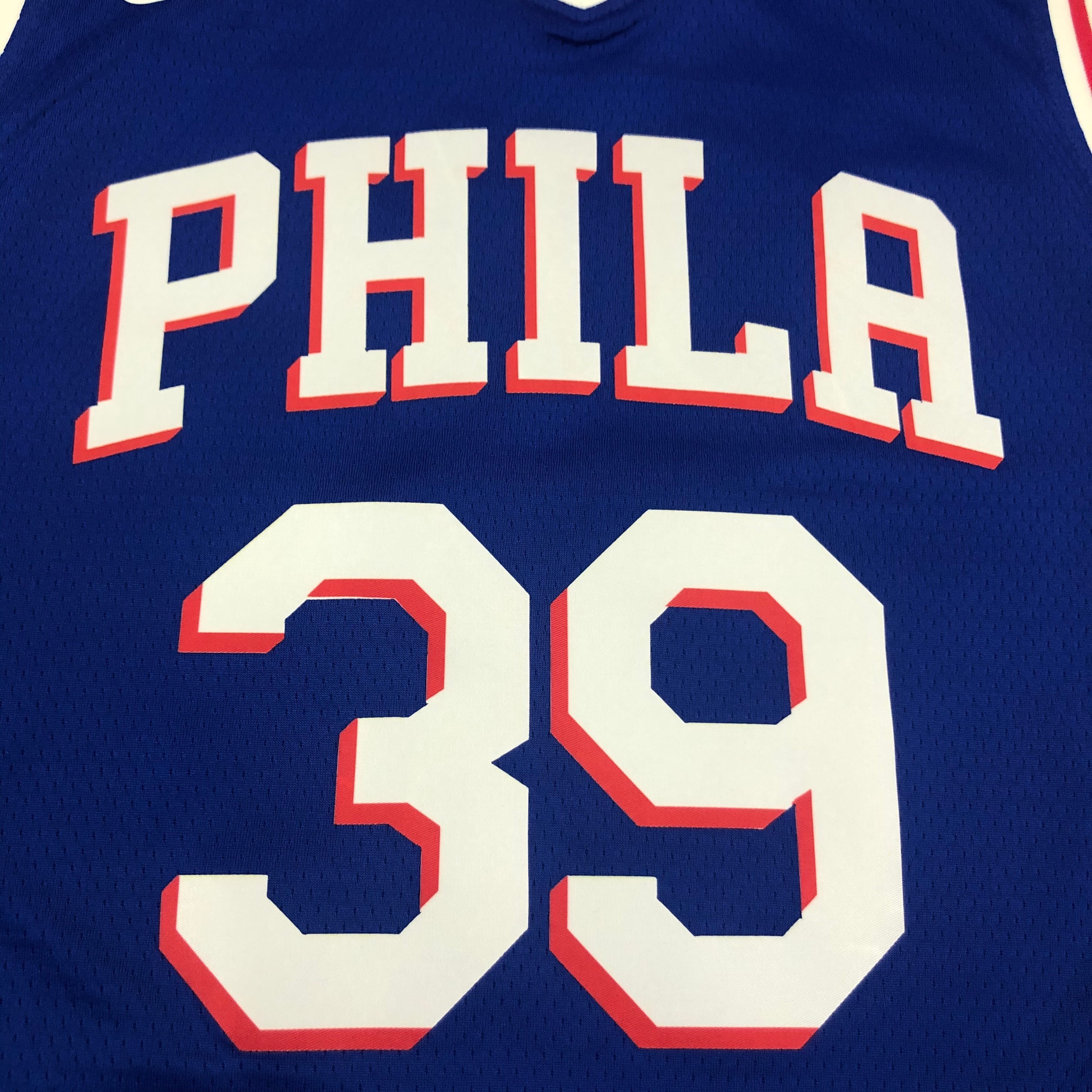 NBA Men Philadelphia 76ers Blue #39 HOWARD Jersey High Quality Name and Number Print - leoleo123123