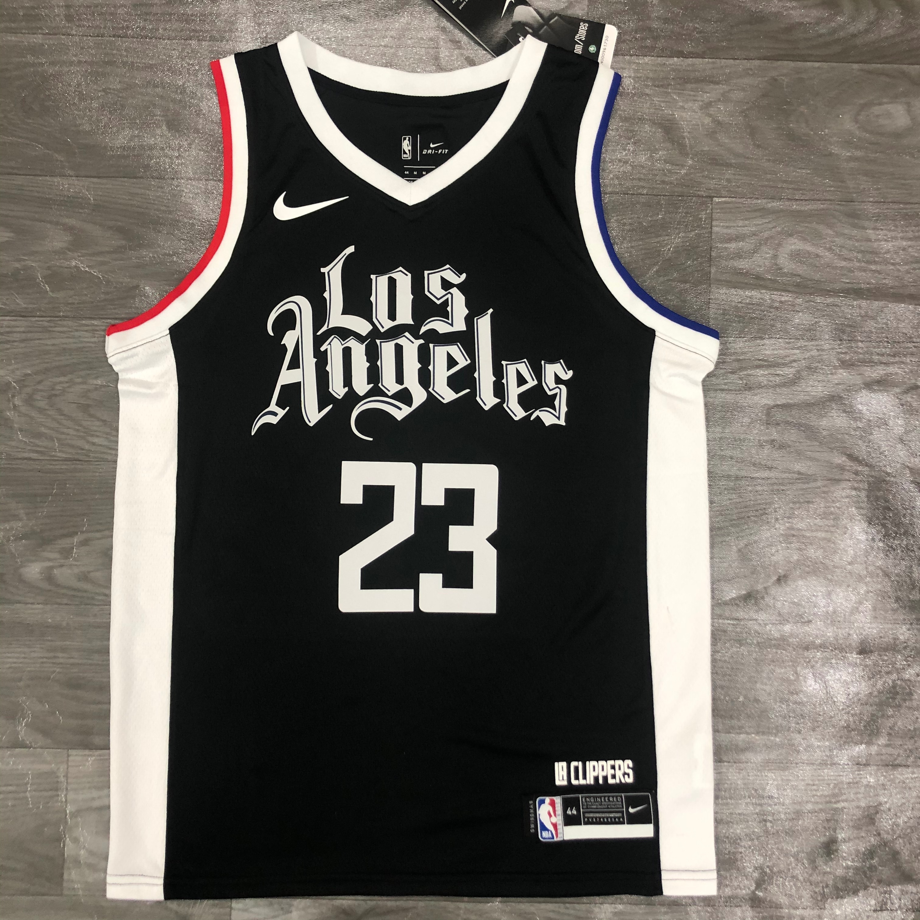 NBA Season 20-21 Men Los Angeles Clippers in Latin Black City #23 WILLIAMS Jersey High Quality Name and Number Print - leoleo123123