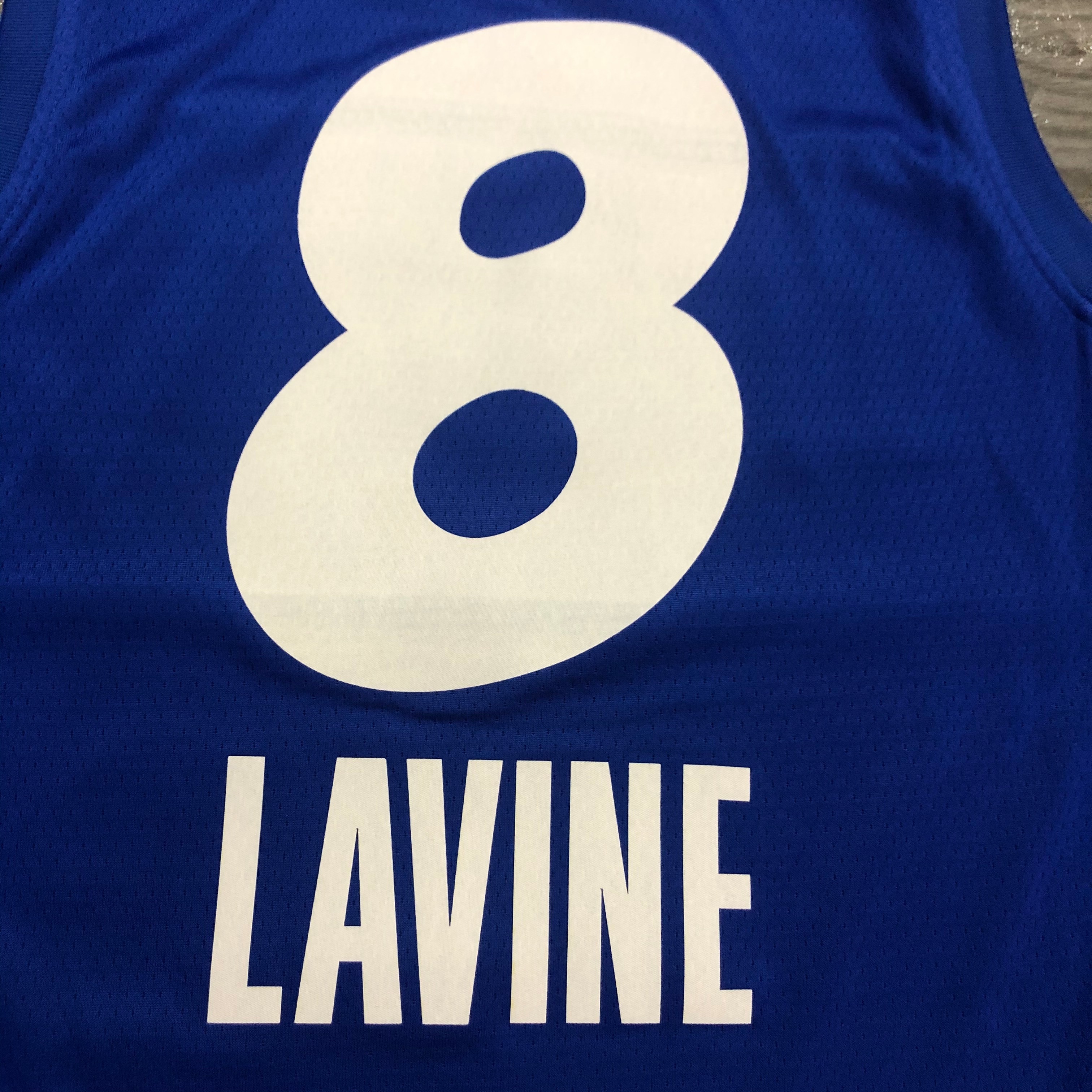 NBA Men 2021 All Star Jerseys Blue #8 LAVINE Jersey High Quality Name and Number Print - leoleo123123