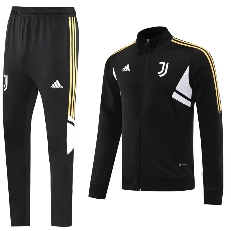 22-23 Juventus Black Jacket Tracksuit Thai Quality - leoleo123123