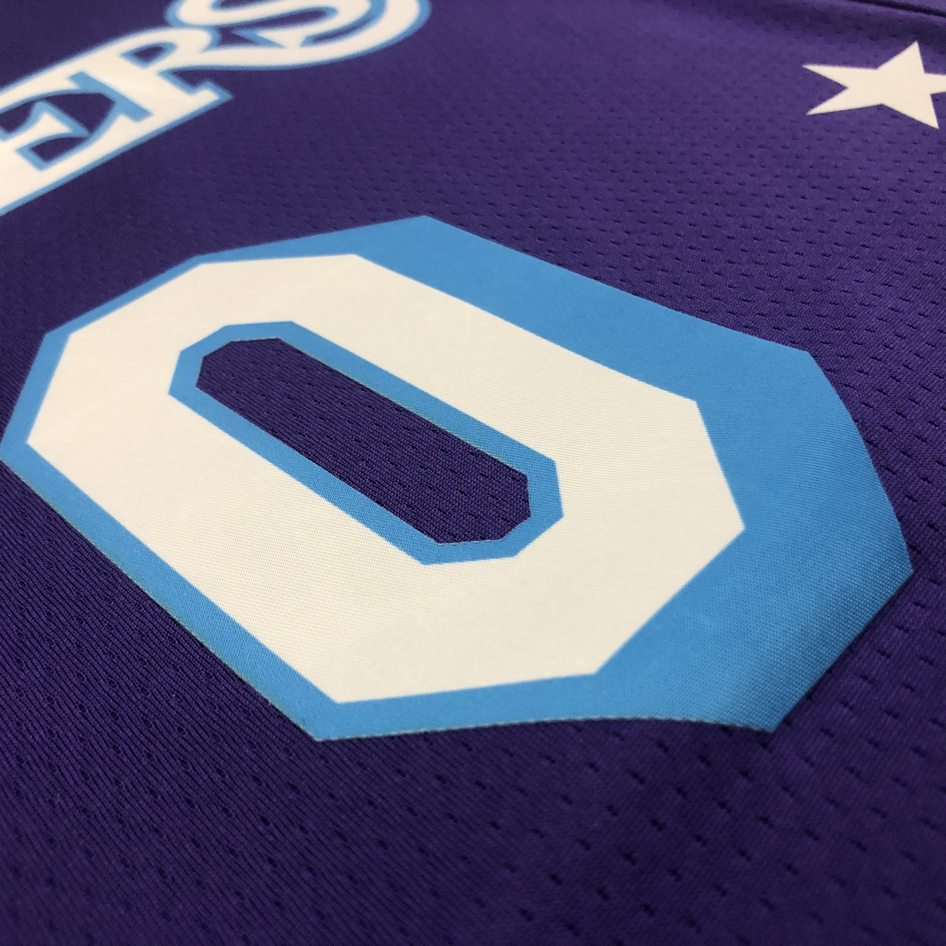 NBA Season 2022 75th Anniversary Los Angeles Lakers Purple Round Neck #0 WESTBROOK Jersey High Quality Name and Number Print - leoleo123123