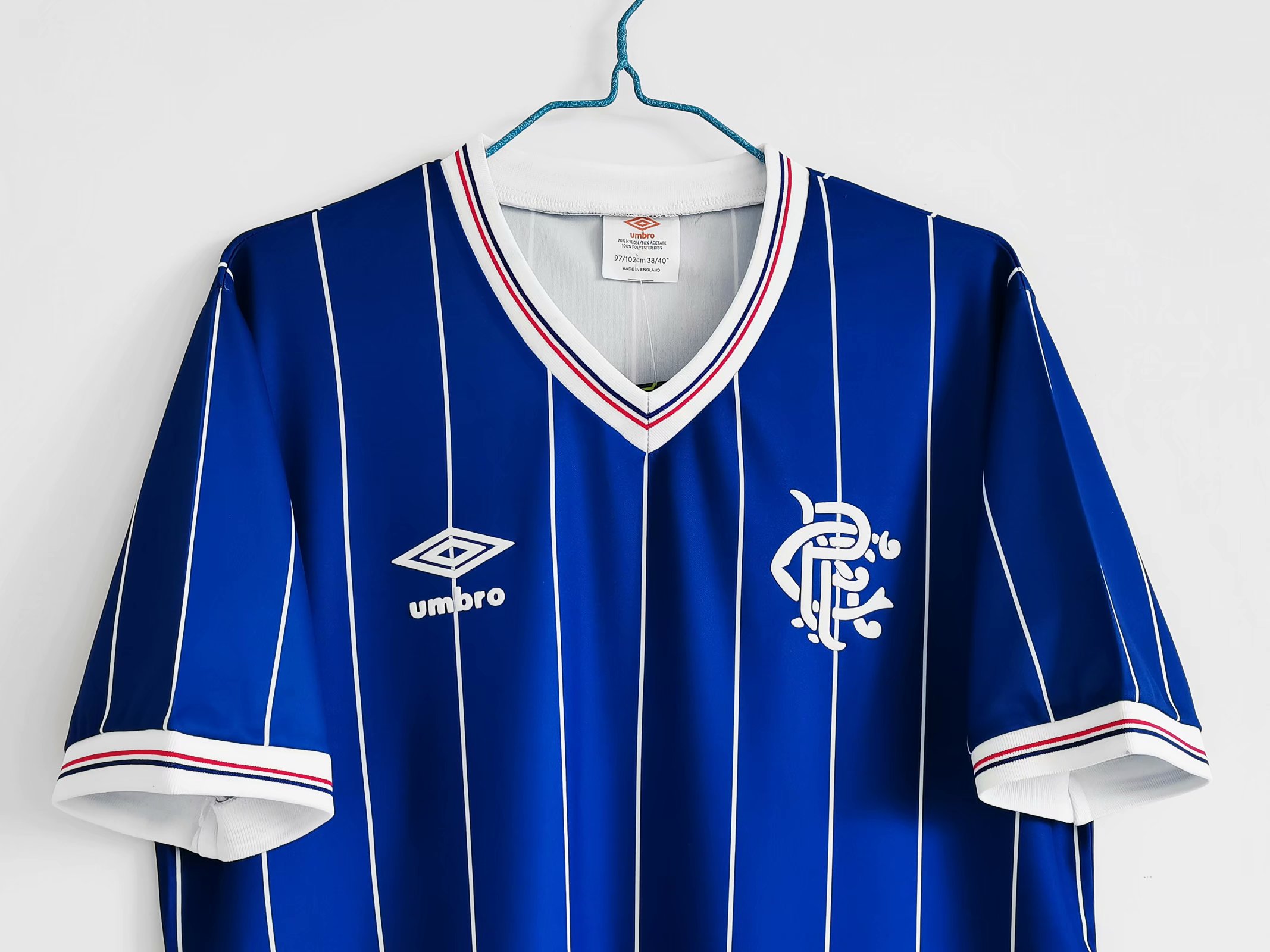 82-83 Rangers Home Retro Jersey Thai Quality - leoleo123123