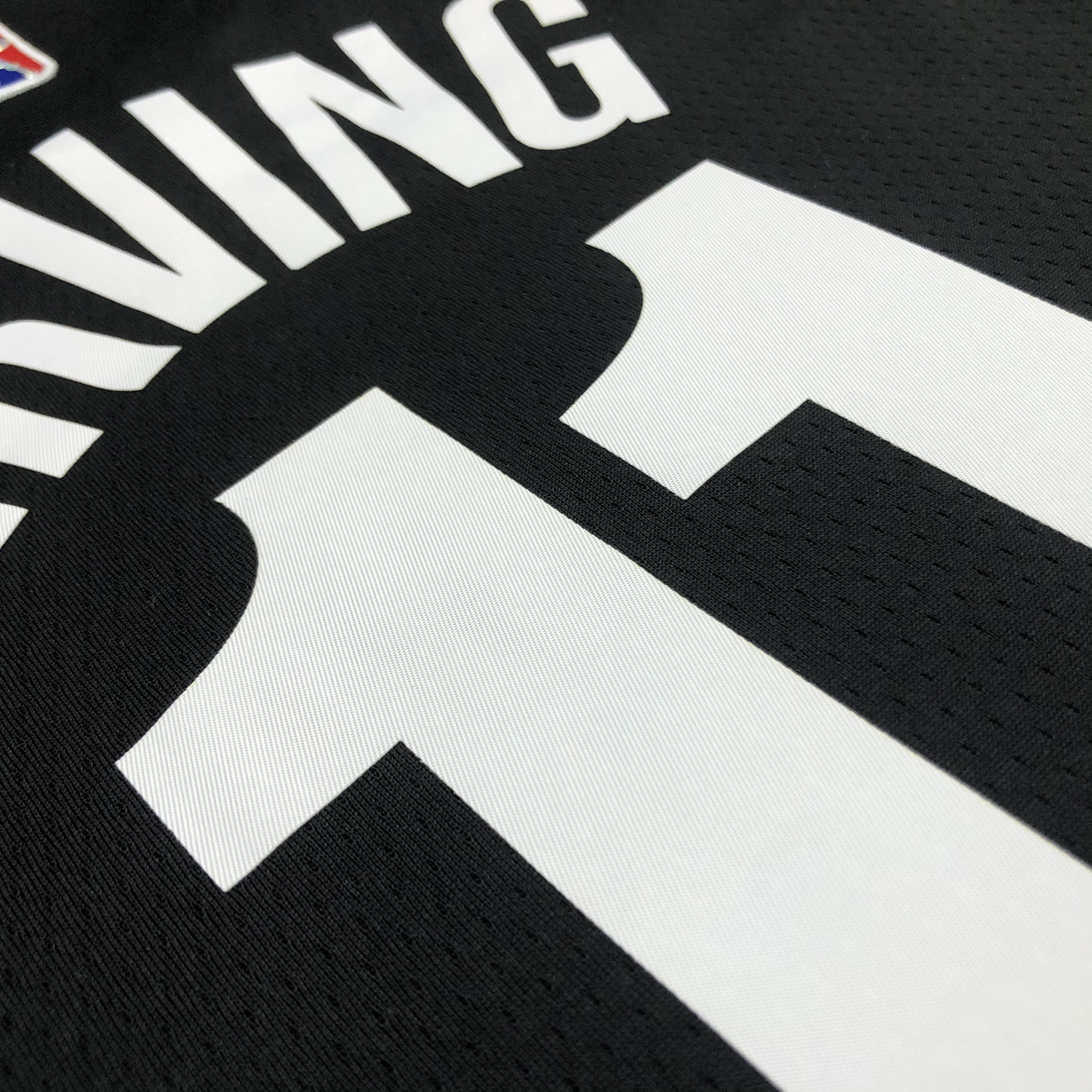 NBA Men 75th Anniversary Brooklyn Nets Black #11 IRVING Jersey High Quality Name and Number Print - leoleo123123