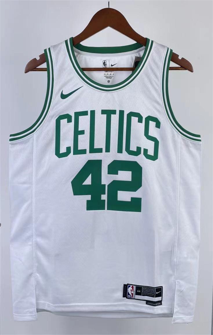 NBA Men Season 2023 Boston Celtics White #42 HORFORD Jersey High Quality Name and Number Print - leoleo123123