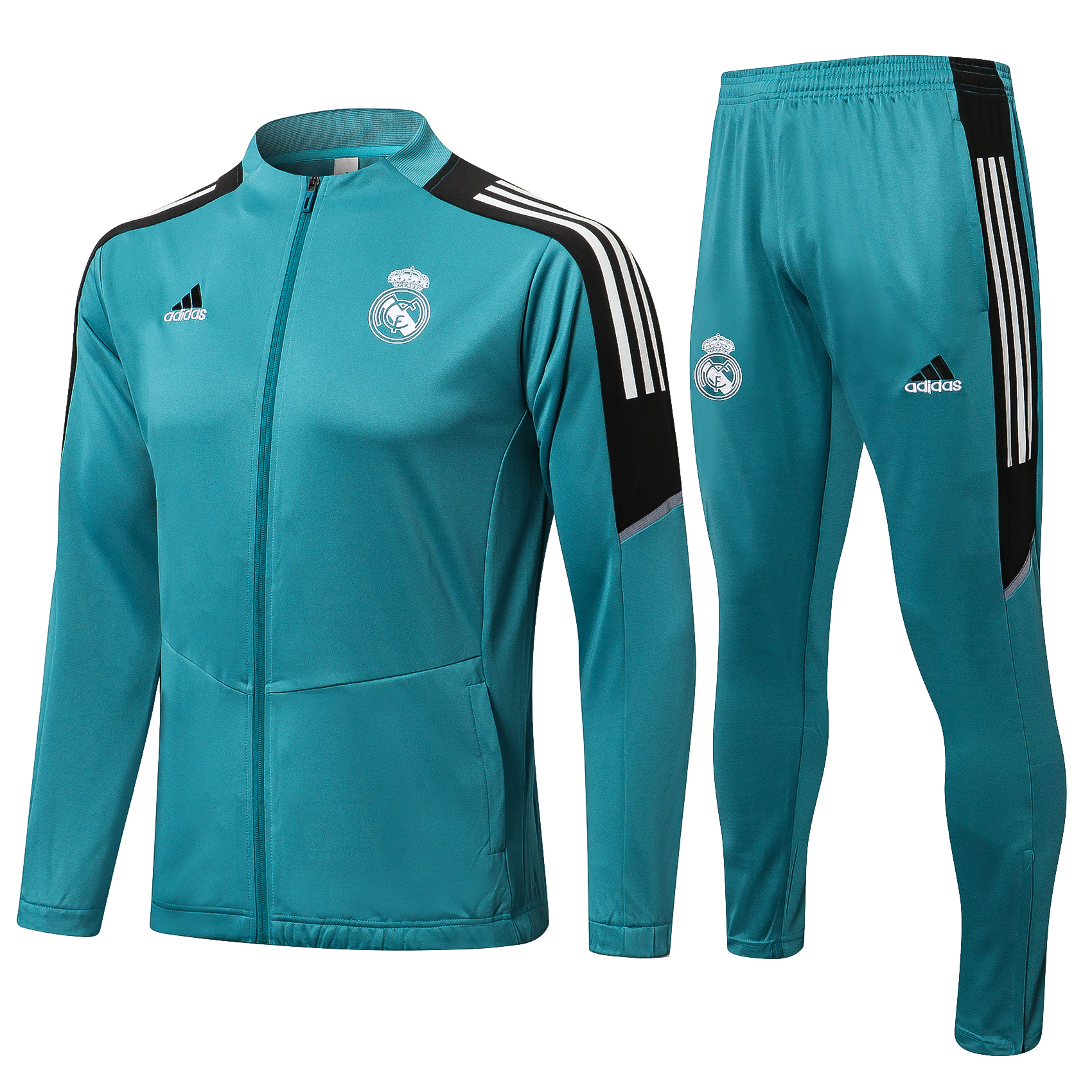 21-22 Real Madrid Green Jacket Tracksuit Thai Quality - leoleo123123