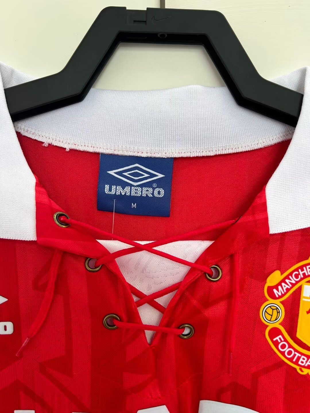 92/94 Man United Home Long Sleeve Retro Jersey - leoleo123123