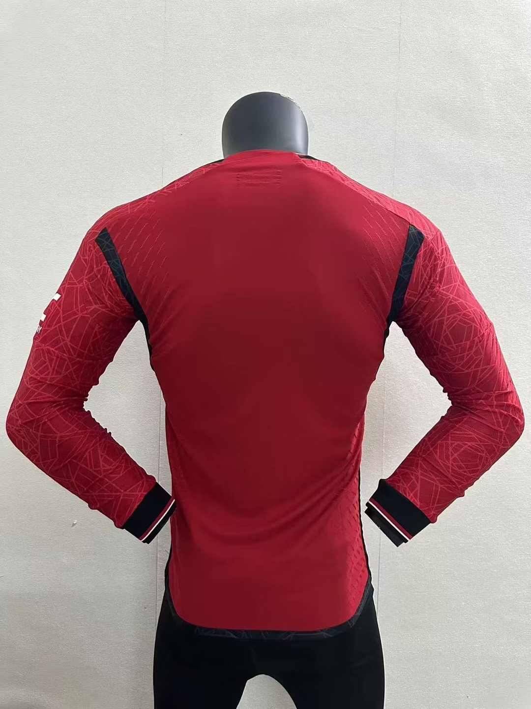 23/24 Man United Home Jersey Long Sleeve Player Version 1:1 Quality - leoleo123123