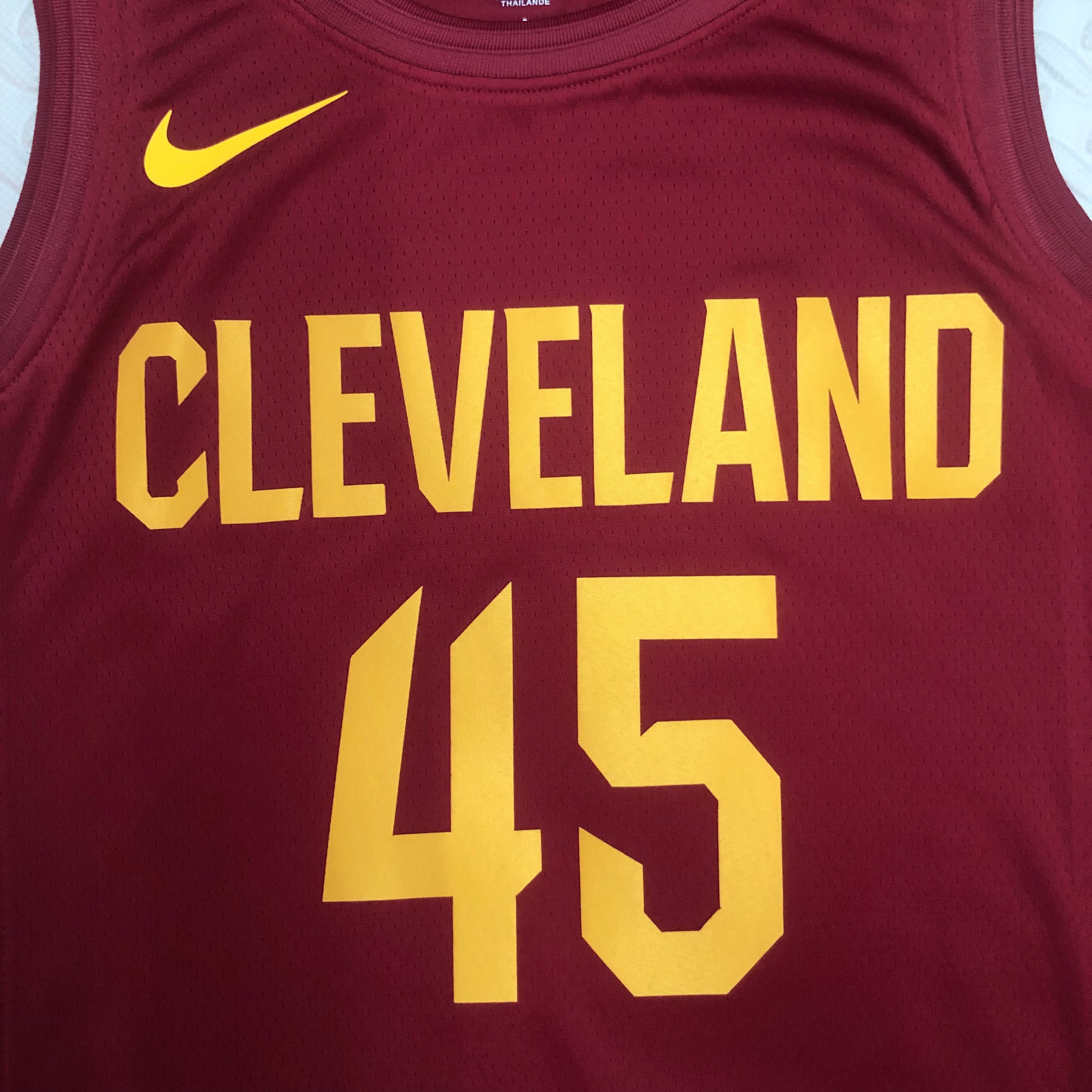 NBA Season 2023 Men Cleveland Cavaliers Red #45 MITCHELL Jersey High Quality Name and Number Print - leoleo123123