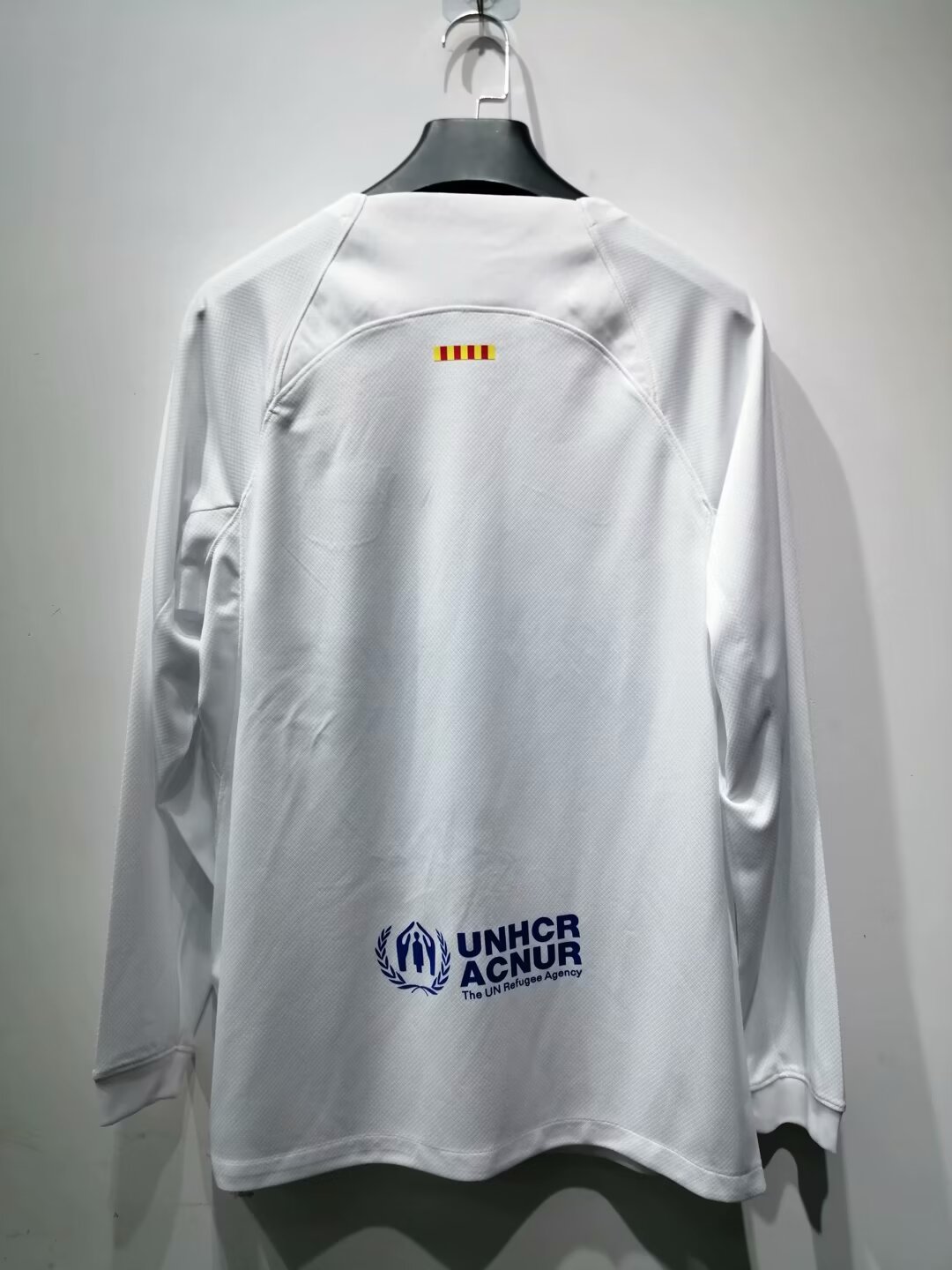 23/24 Barcelona Away Jersey Long Sleeve 1:1 Quality Fan Version - leoleo123123