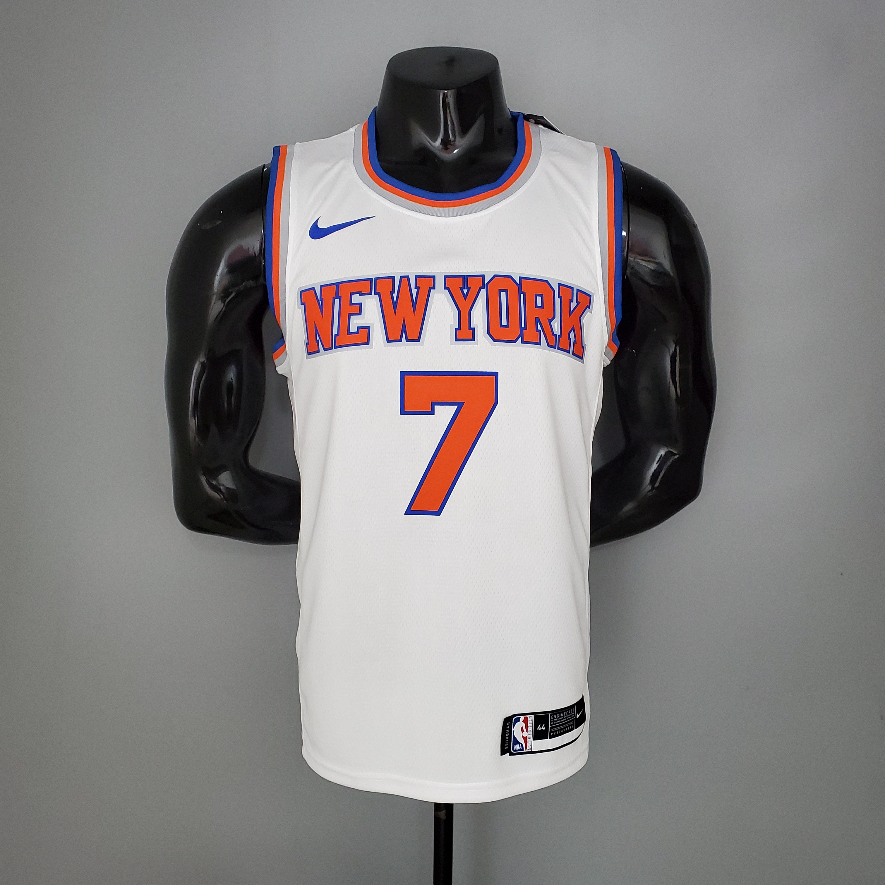 NBA Men New York Knicks White #7 ANTHONY Jersey High Quality Name and Number Print - leoleo123123