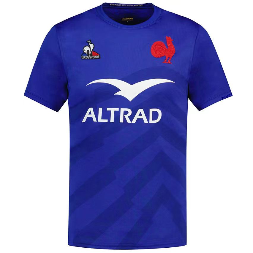 Rugby 2023 France Home Rugby Jersey High Quality - leoleo123123