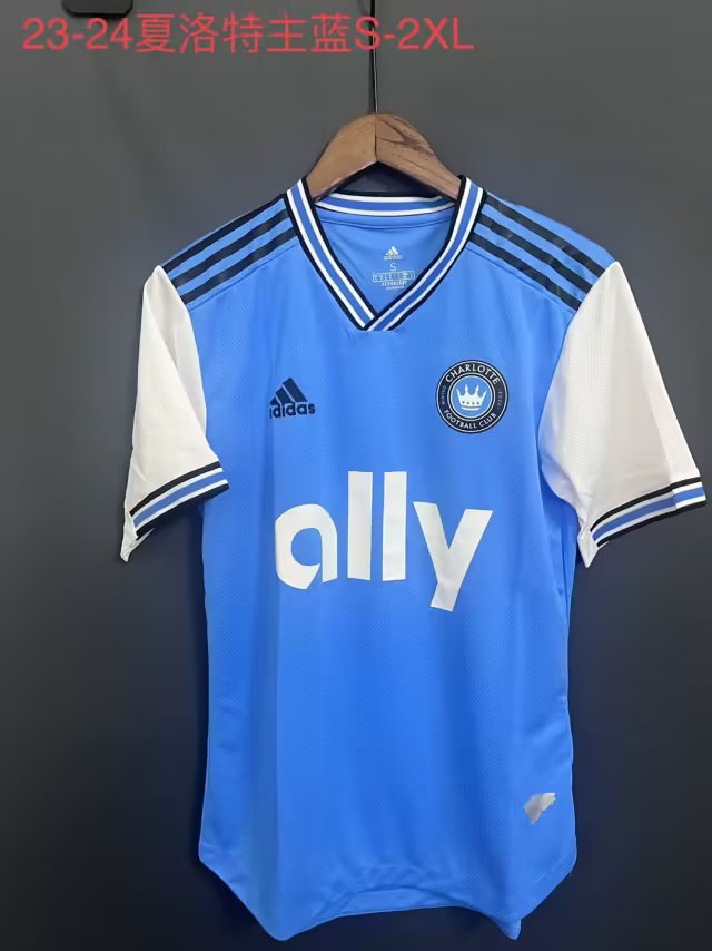 23/24 Charlotte Home Blue Fans Version Soccer Jersey (709) - leoleo123123