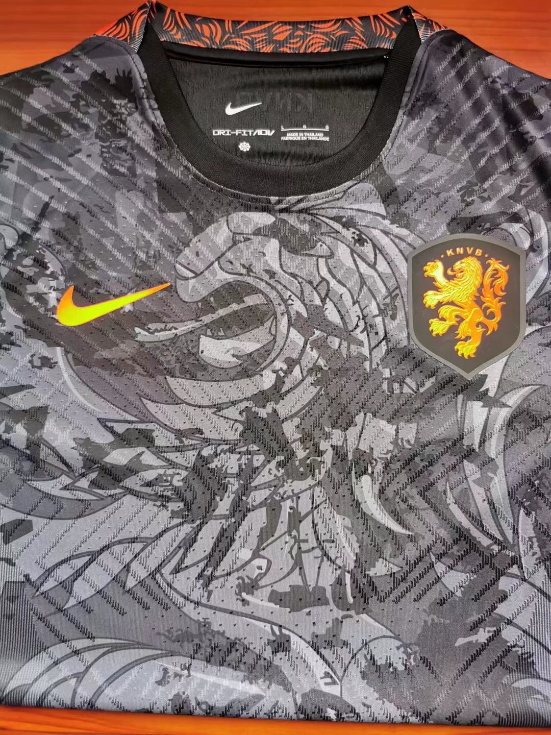 22/23 Netherlands Special Jersey Black Player Version 1:1 Quality - leoleo123123
