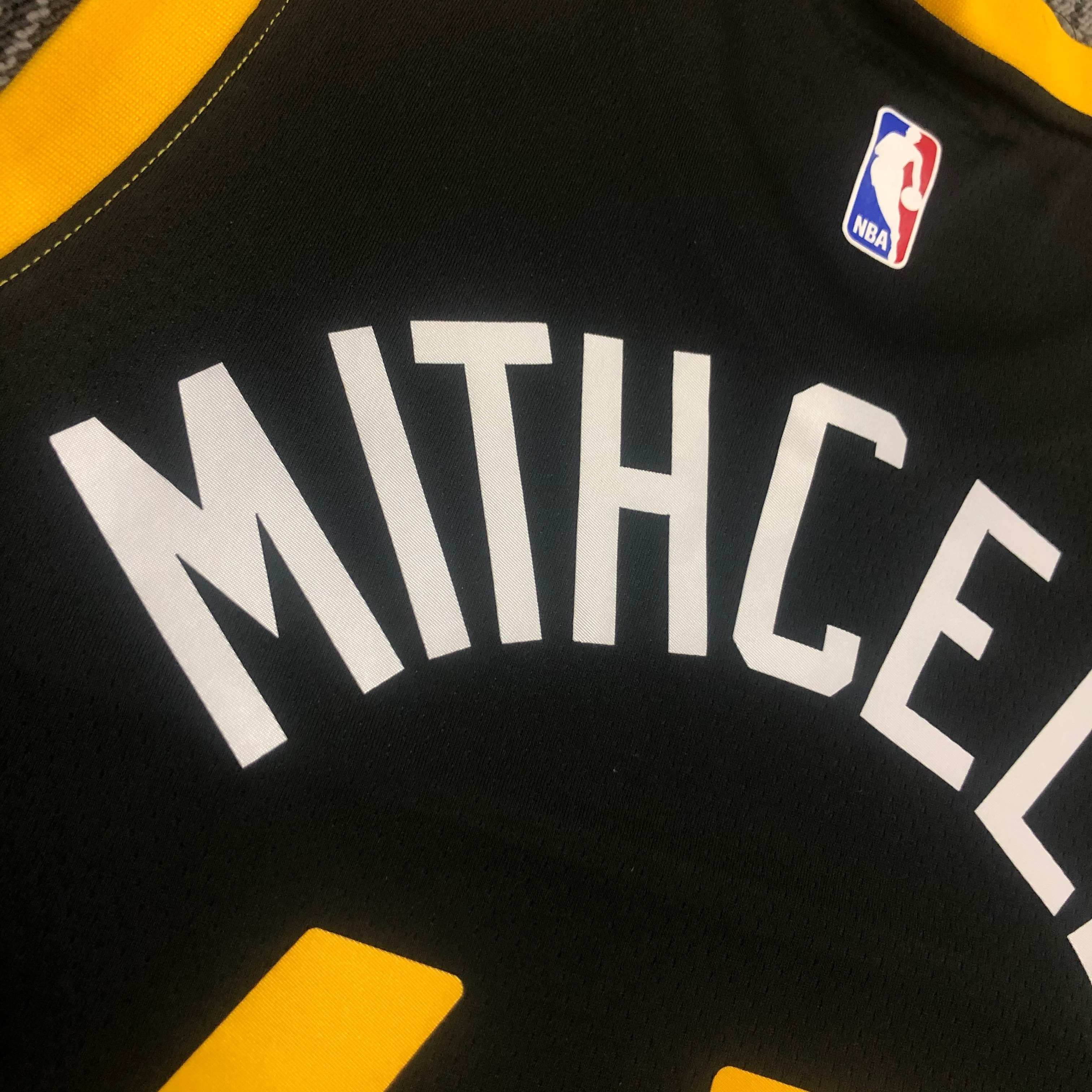 NBA New Season 2021 Men Utah Jazz Black City #45 MITCHELL Jersey High Quality Name and Number Print - leoleo123123
