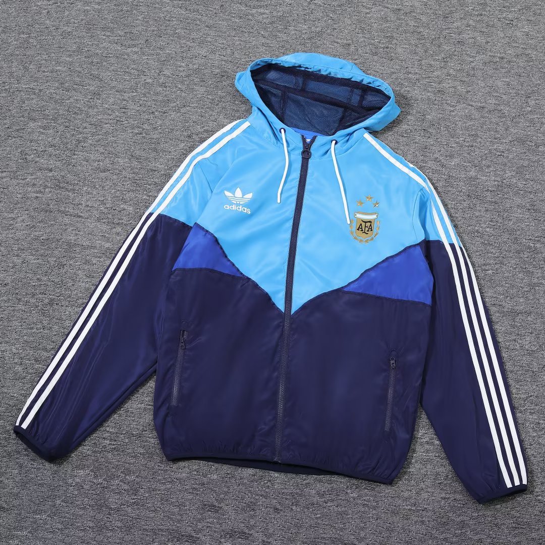 23/24 Argentinal Blue Windbreaker Jacket 1:1 Quality - leoleo123123