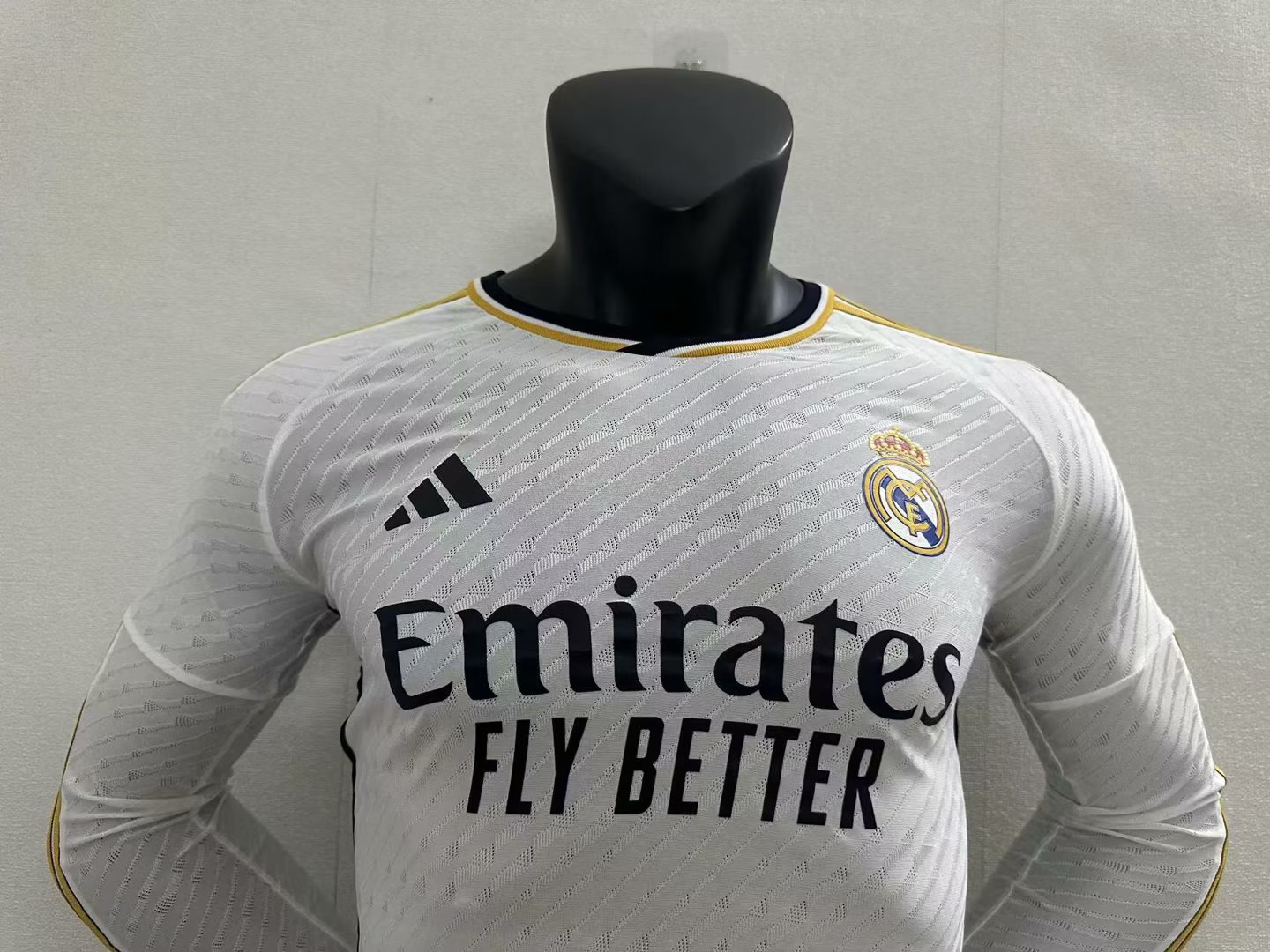 23/24 Real Madrid Home Long Sleeve Jersey Player Version 1:1 Quality - leoleo123123
