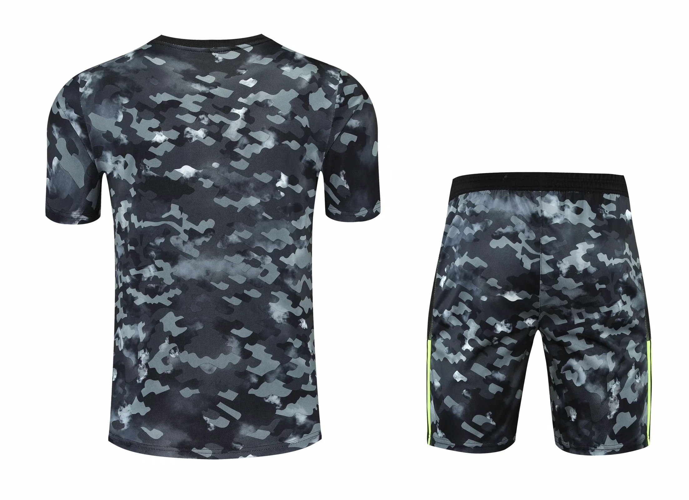 21-22 Juventus Camouflage Training Set--Short sleeve and Short Pant Training Tracksuit - leoleo123123