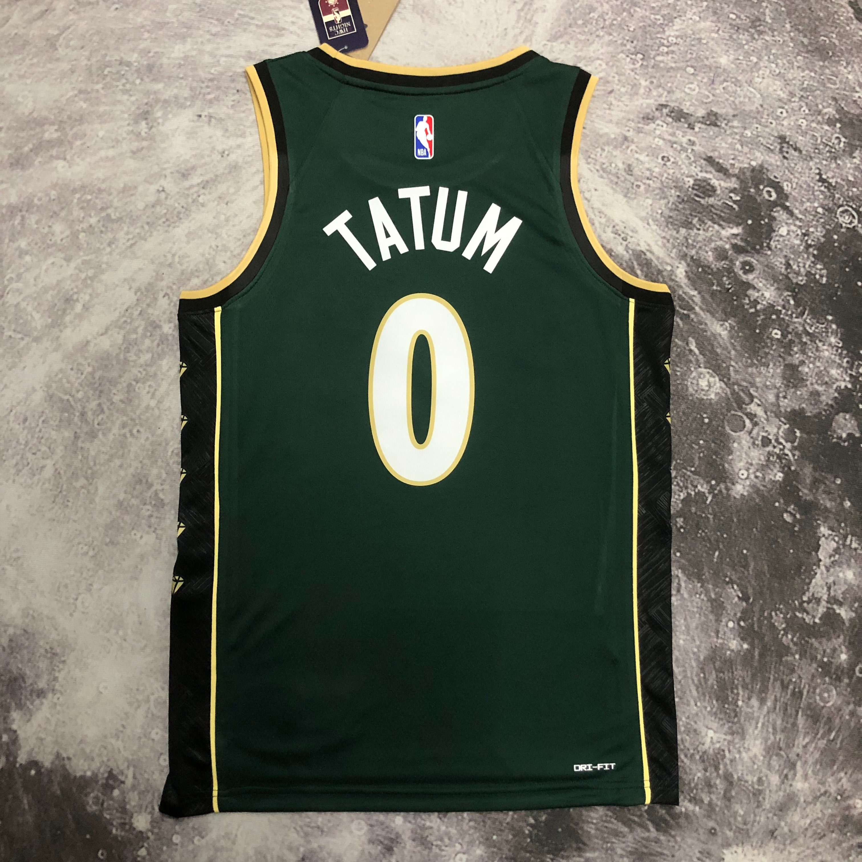 NBA Men Season 2023 Boston Celtics Dark Green City Version #0 TATUM Jersey High Quality Name and Number Print - leoleo123123