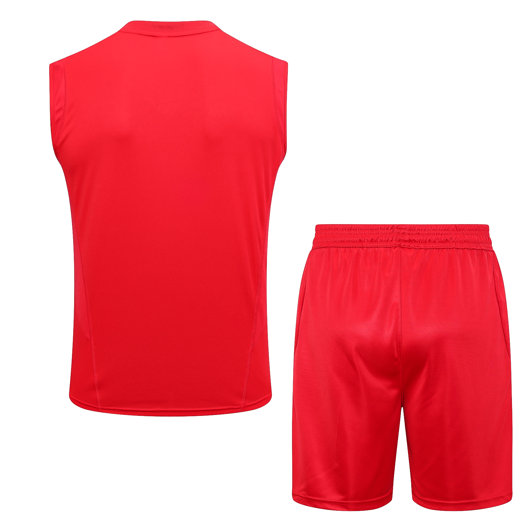 23/24 Flamengo Red Vest and Short Pant Training Set -Training Tracksuit - leoleo123123