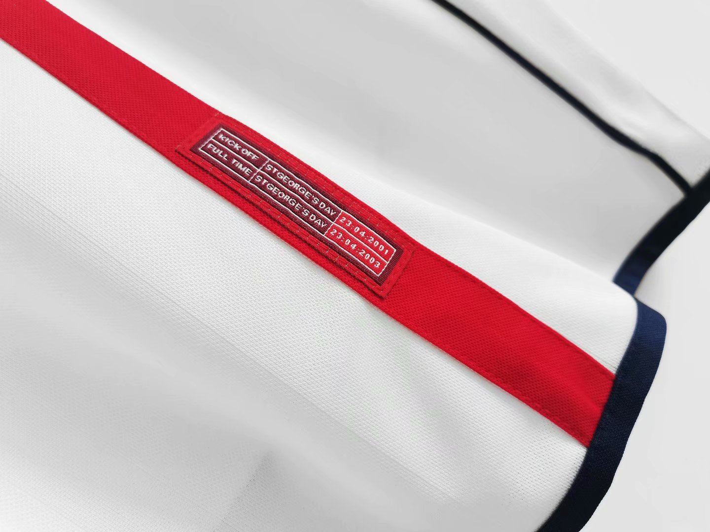 01/03 England Home Retro Jersey - leoleo123123