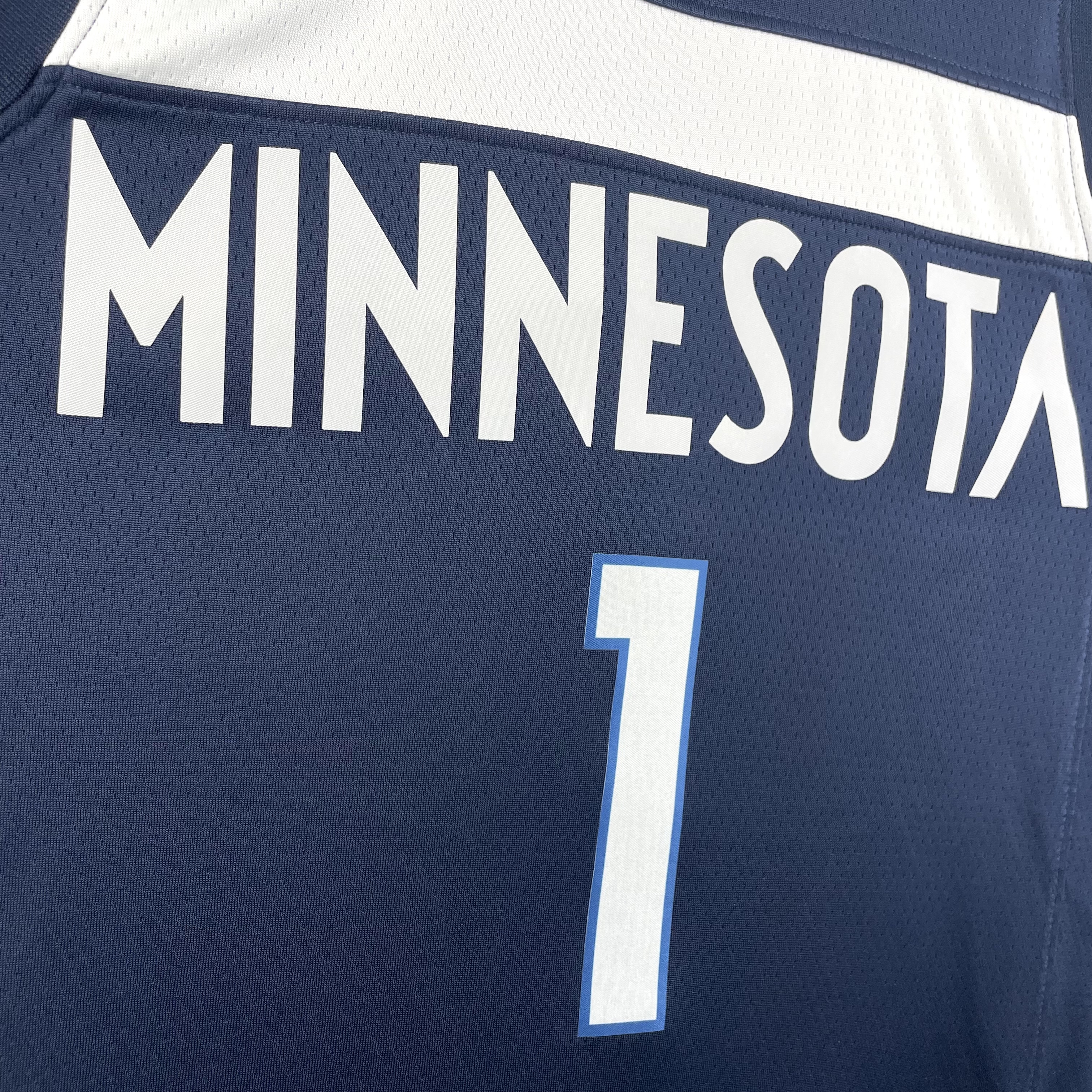 NBA Men 2023 Minnesota Timberwolves Blue #1 ANDERSON Jersey High Quality Name and Number Print - leoleo123123