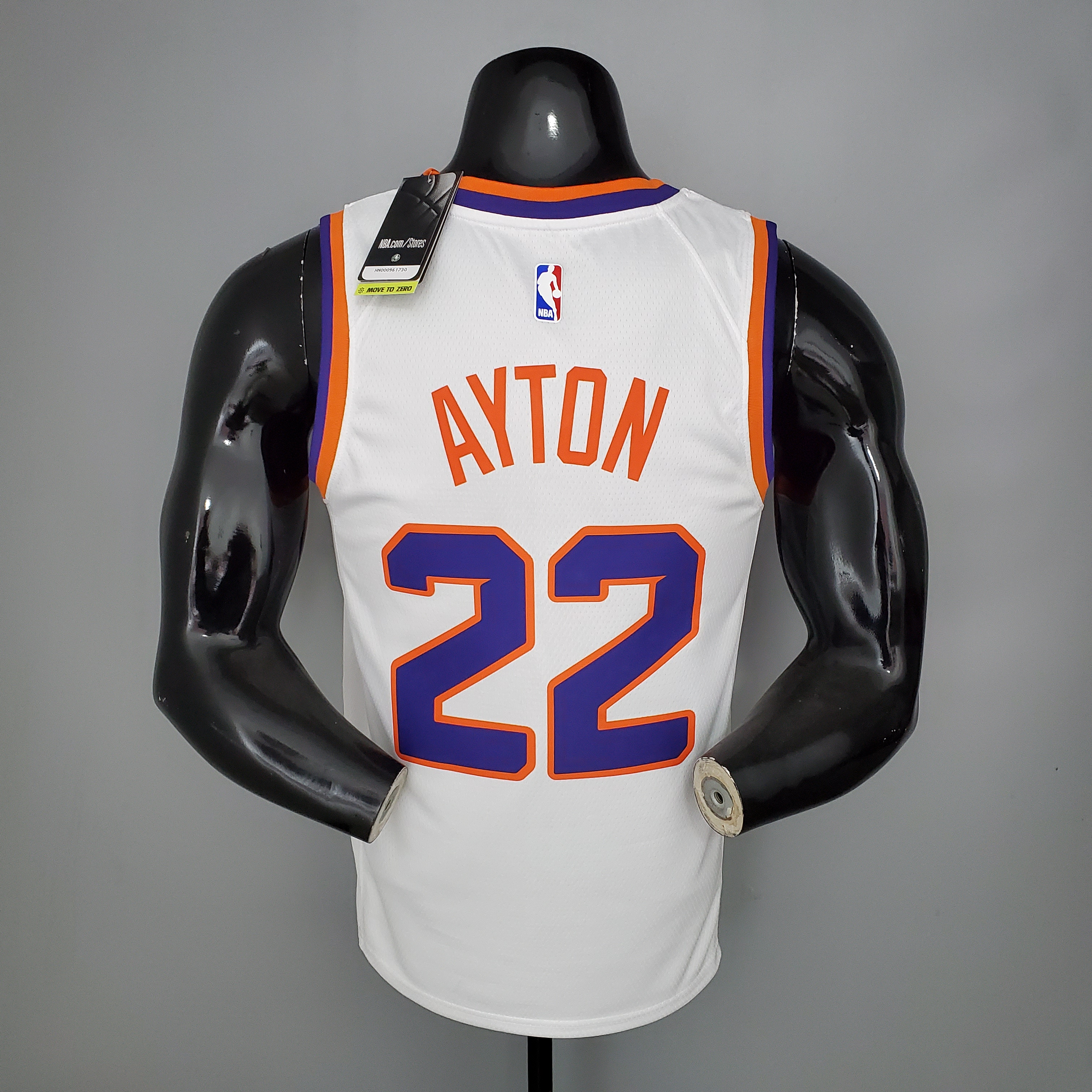 NBA Men Phoenix Suns White #22 AYTON Jersey High Quality Name and Number Print - leoleo123123