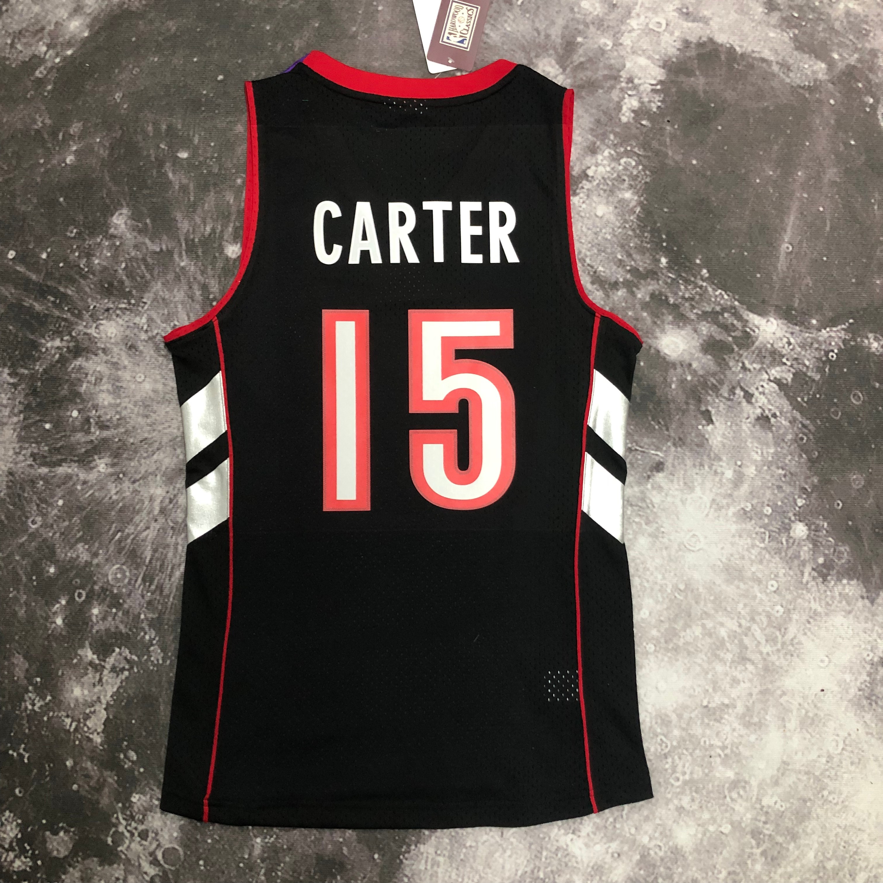 NBA Men Season 1999 Toronto Raptors Retro Purple & Black #15 CARTER Jersey High Quality Name and Number Print - leoleo123123