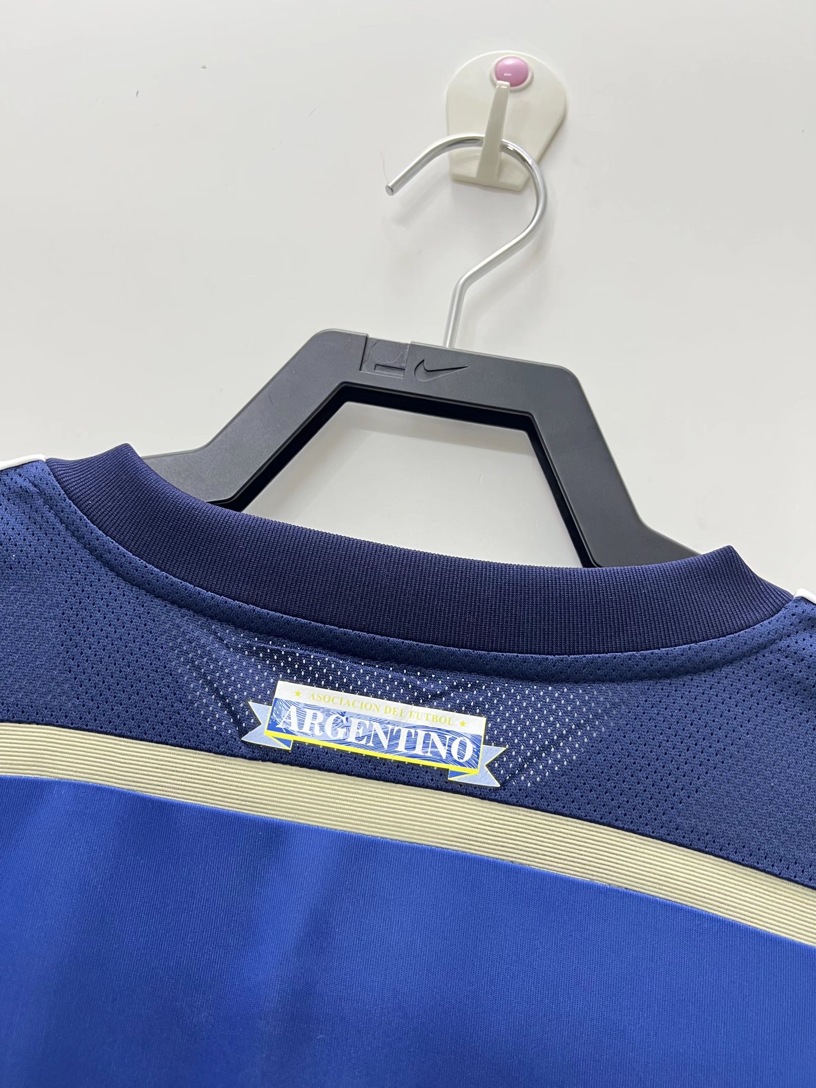 2014 Argentina Away Retro Jersey Fans Version - leoleo123123