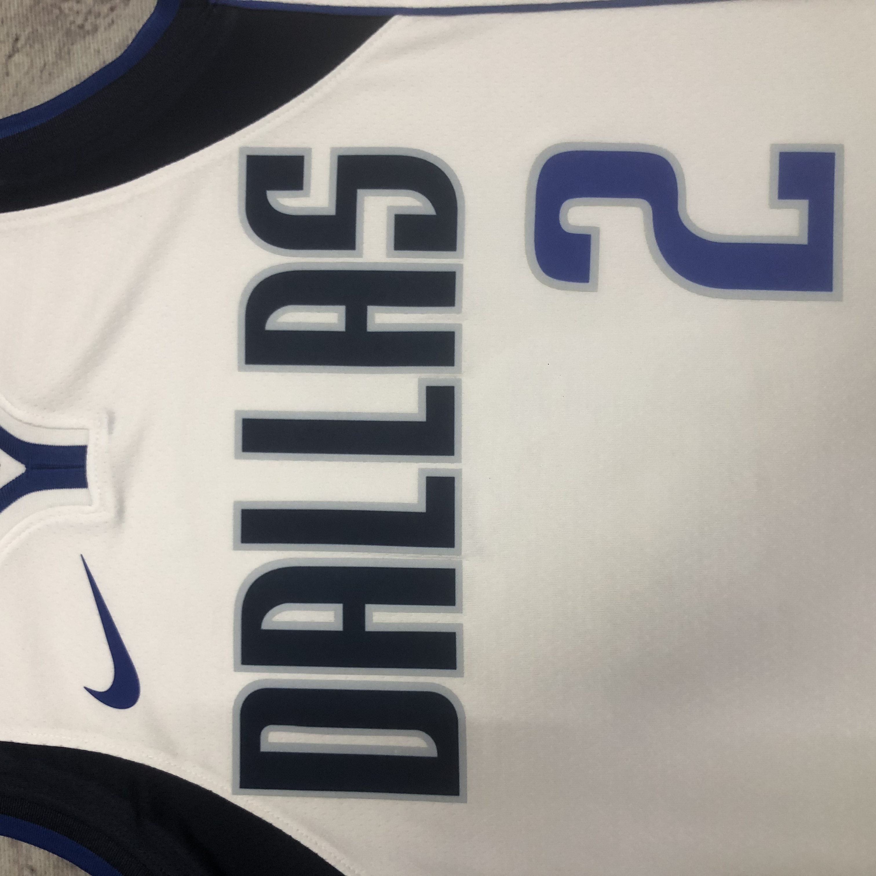 NBA Men 2023 Dallas Mavericks White #2 IRVING Jersey High Quality Name and Number Print - leoleo123123