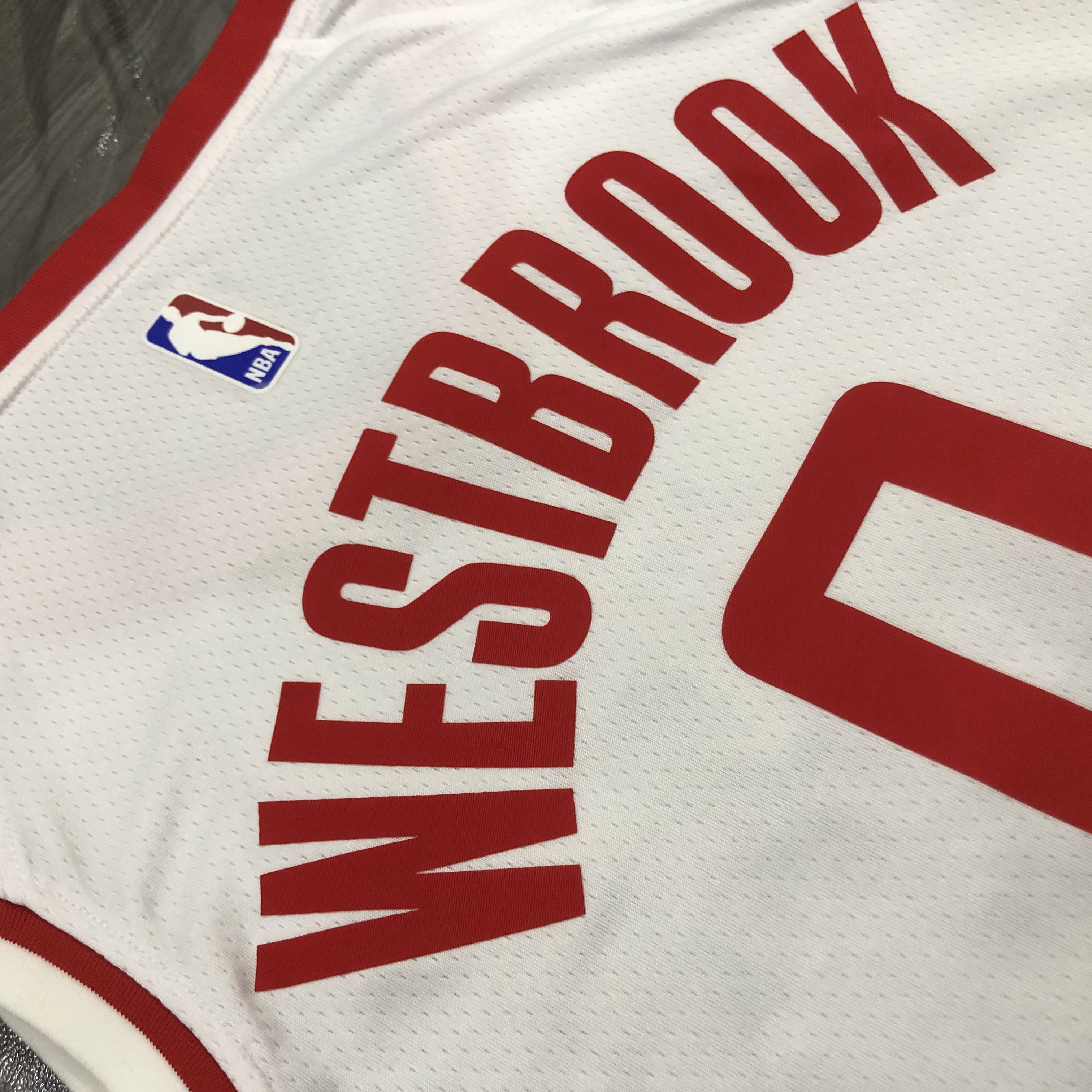 NBA Men Season 2021 Houston Rockets White #0 WESTBROOK Jersey High Quality Name and Number Print - leoleo123123