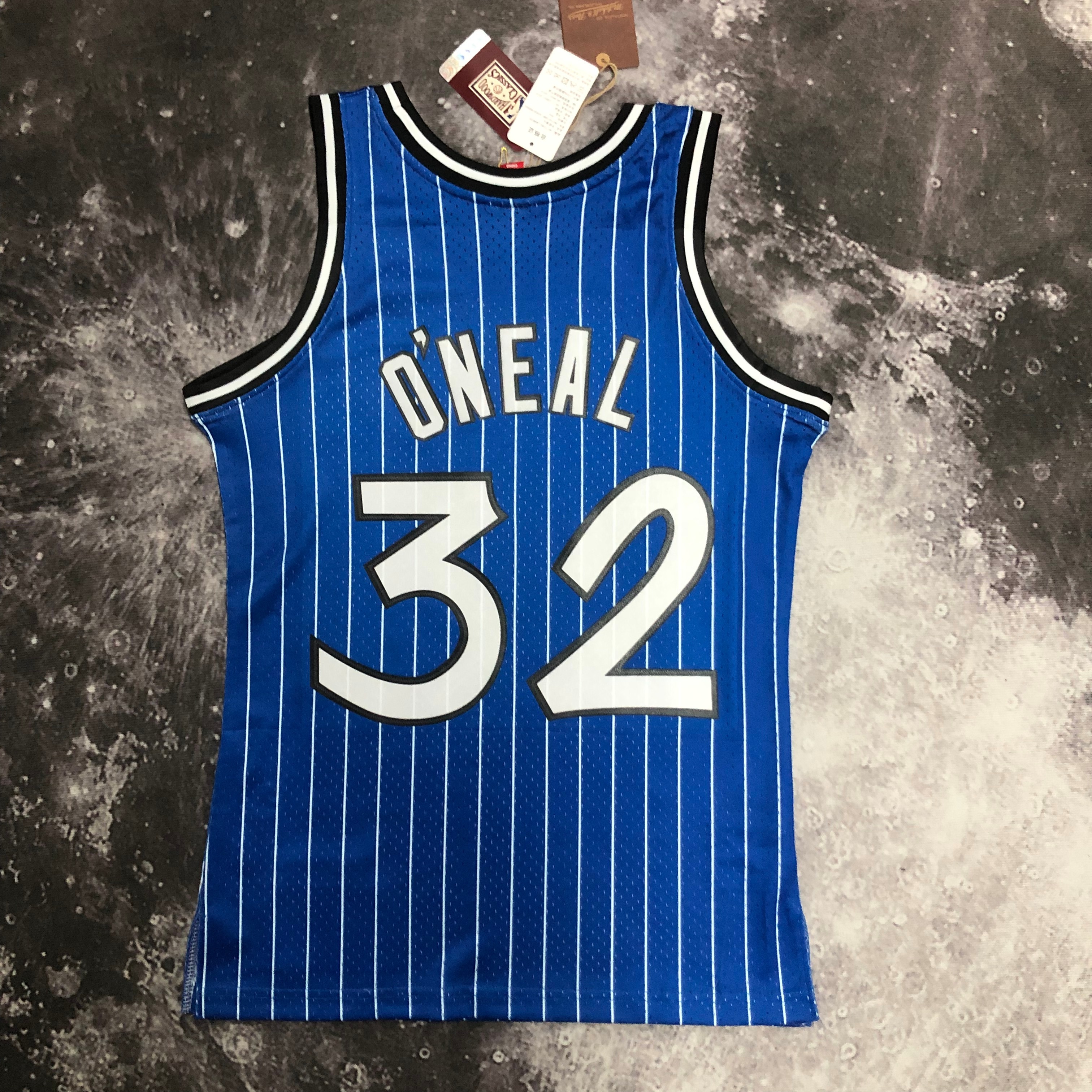 NBA Season Season 94-95 Orlando Magic Blue #32 O'NEAL Jersey High Quality Name and Number Print - leoleo123123