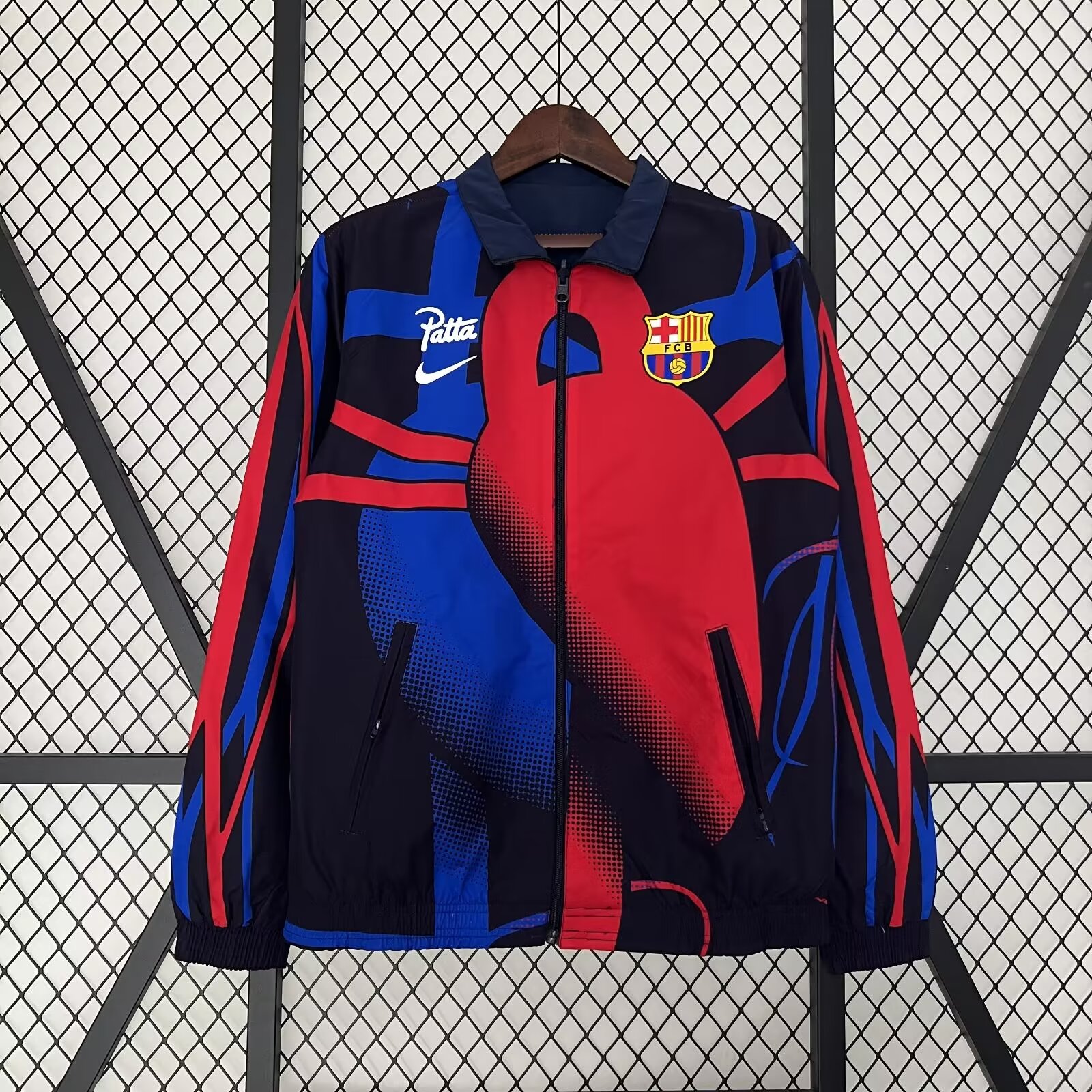 23/24 Barcelona Windbreaker Jacket two-sided Jacket Thai Quality - leoleo123123