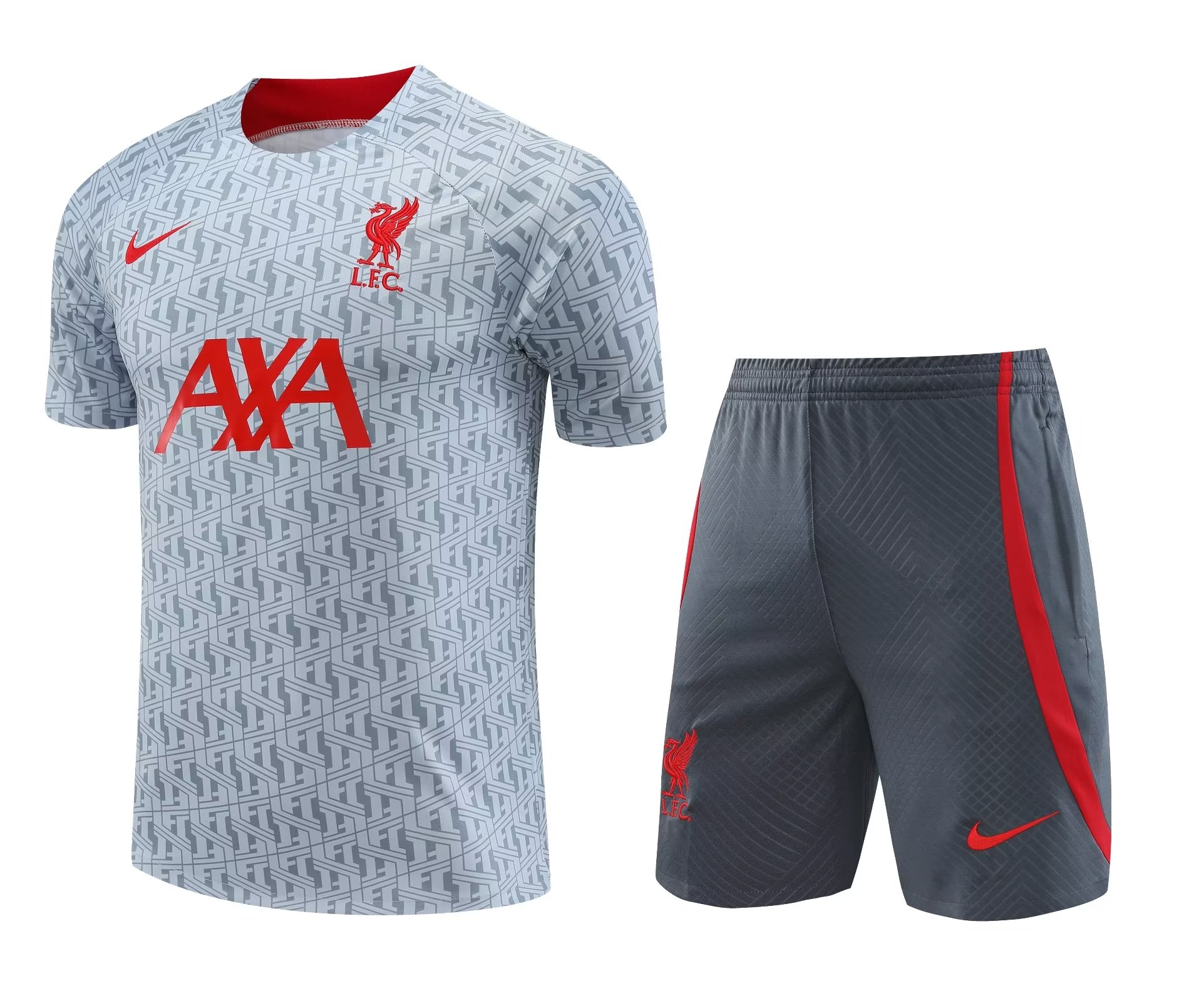 23/24 Liverpool Training Set-GreyTraining Tracksuit - leoleo123123