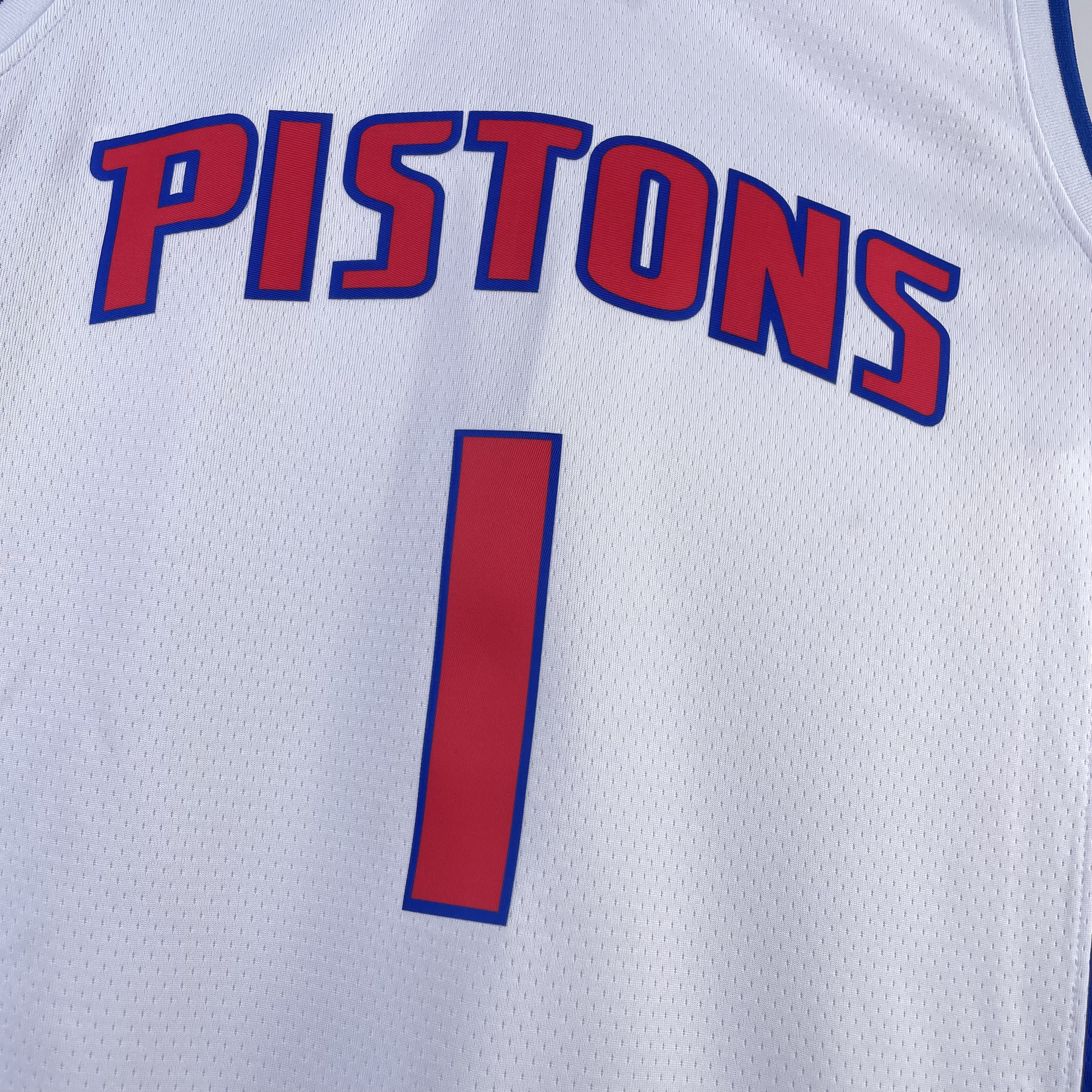 NBA Season 2023 Detroit Pistons White #1 IVERSON Jersey High Quality Name and Number Print - leoleo123123