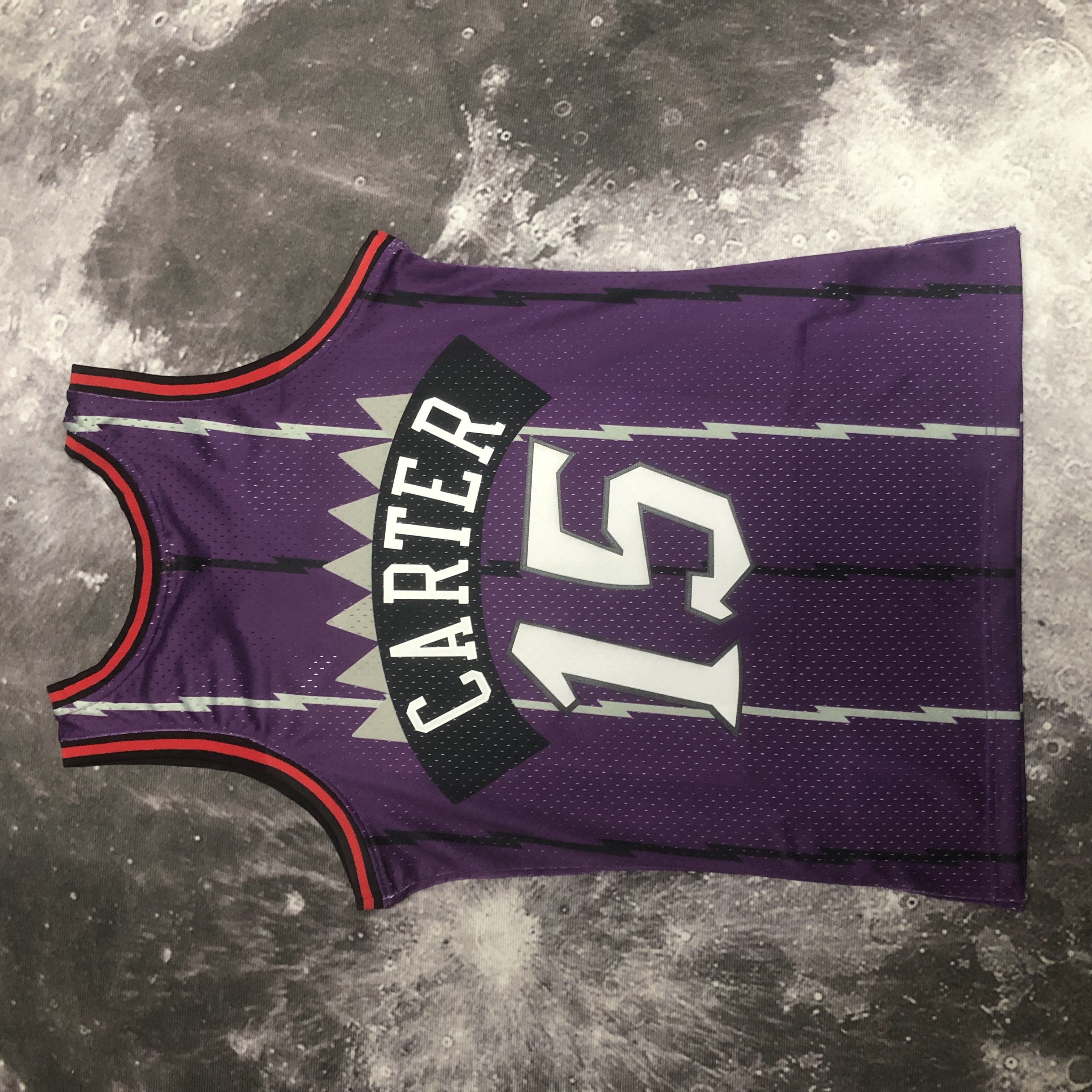 NBA Men Season 1998 Toronto Raptors Retro Purple #15 CARTER Jersey High Quality Name and Number Print - leoleo123123