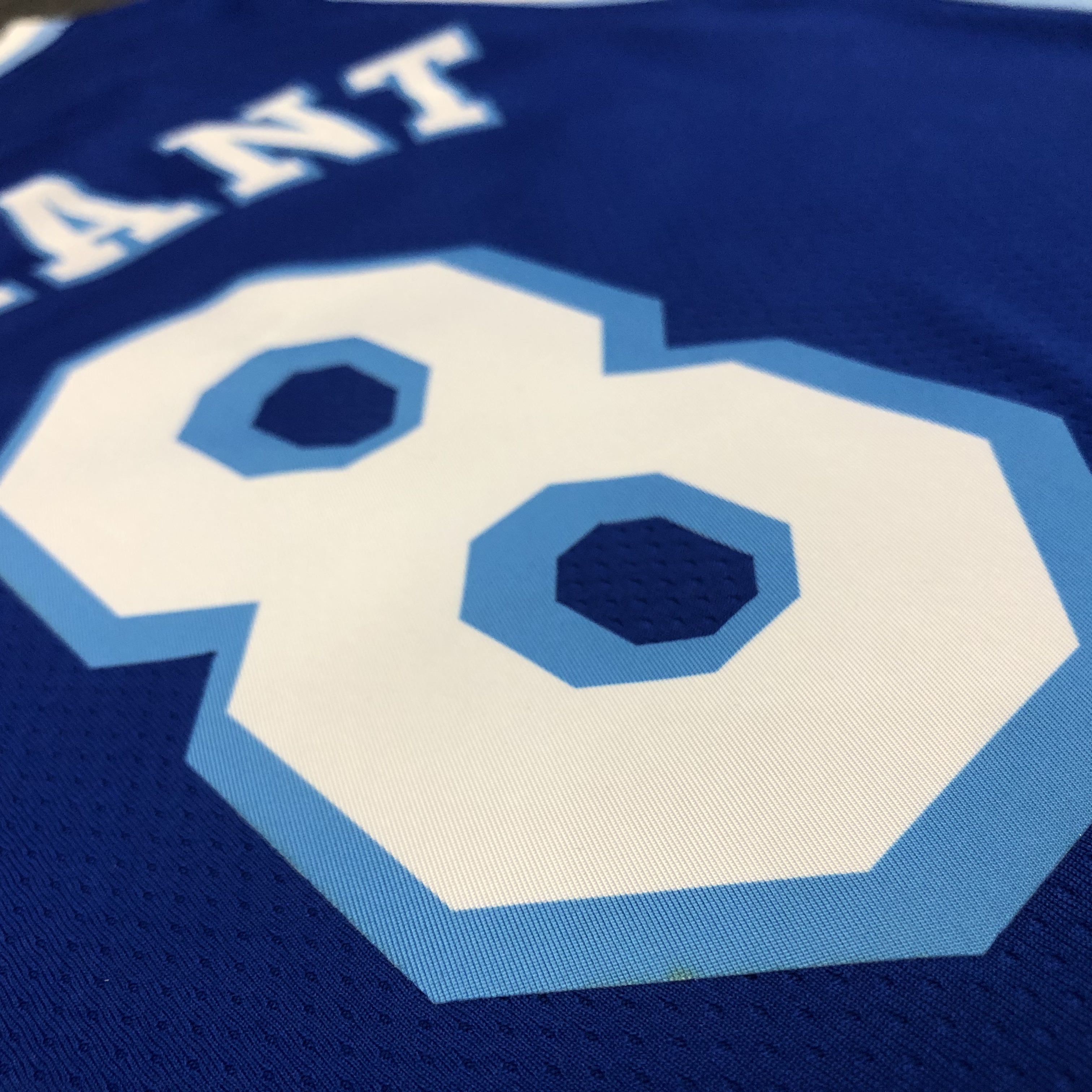 NBA Men Los Angeles Lakers Retro in Latin with Crenshaw #8 BRYANT Blue Round Neck Jersey High Quality Name and Number Print - leoleo123123
